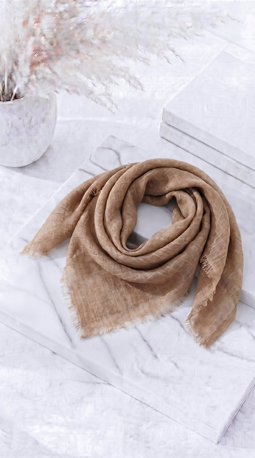 Leinen-Halstuch Fresh Breeze *Camel*
