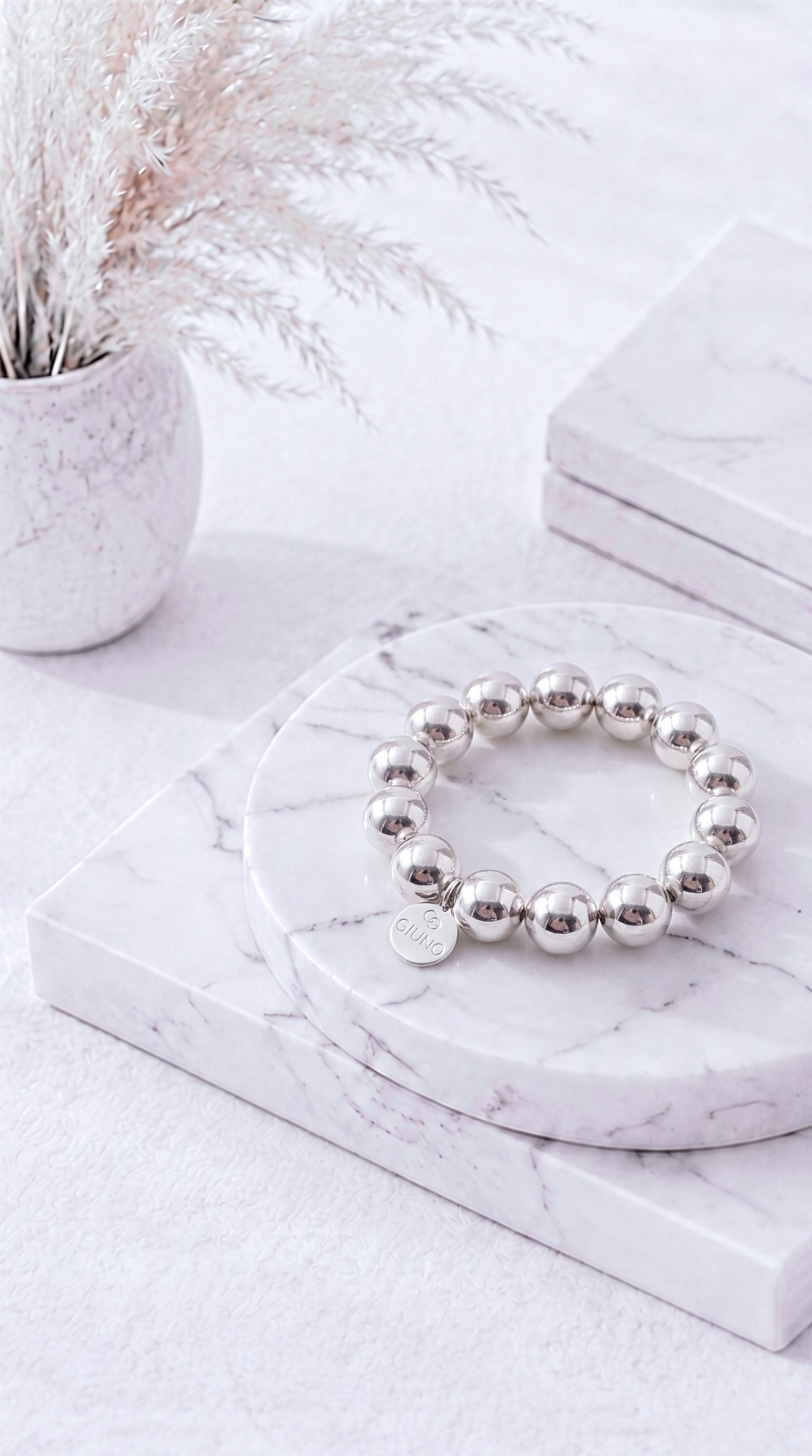 Perlenarmband Big Basic *Silber*