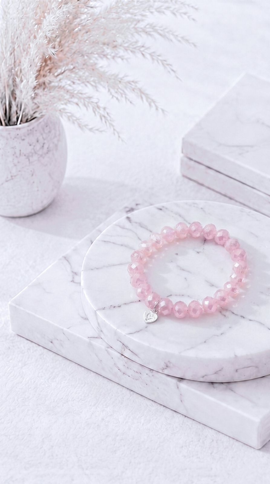 Perlenarmband Glittering *Pastell* (6 Farben)