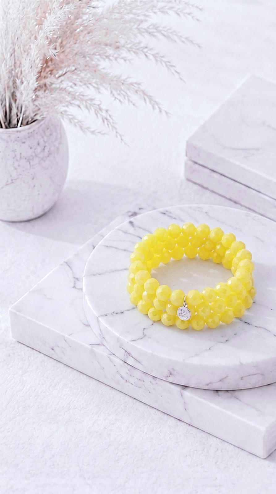 Perlenarmband Glittering *Pastell* (6 Farben)