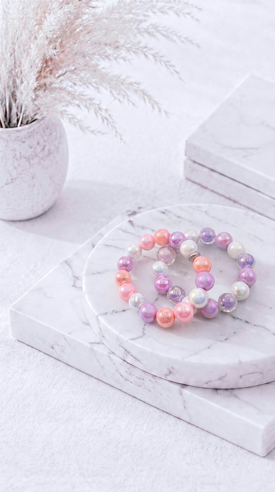 Perlenarmband Joy Vibes *Lila*
