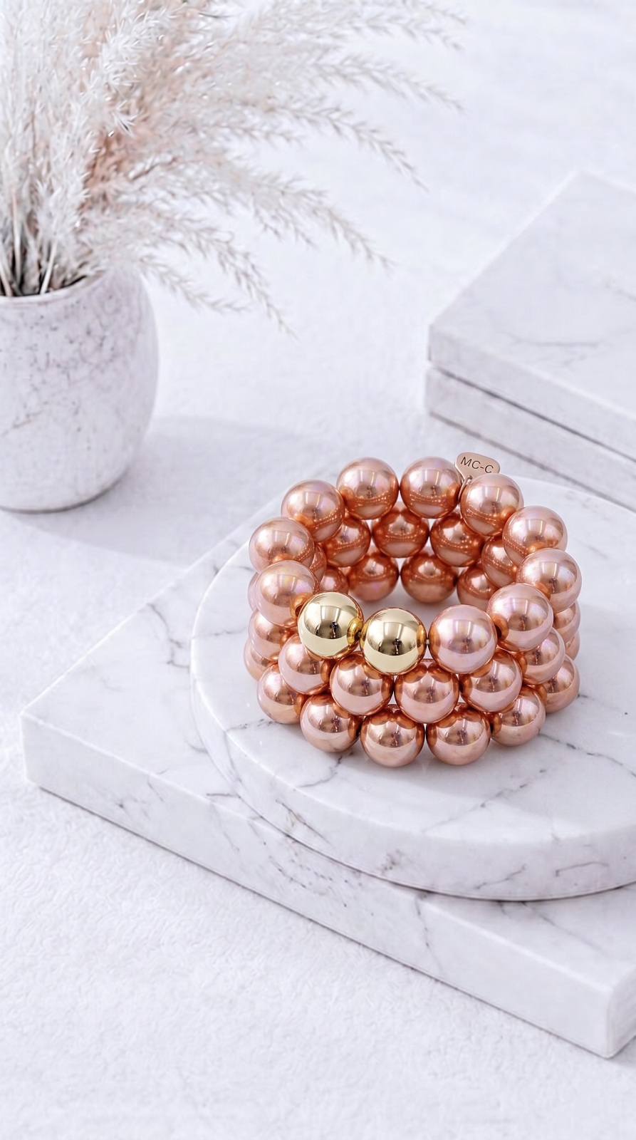 Perlenarmband Royal Light *Apricot*