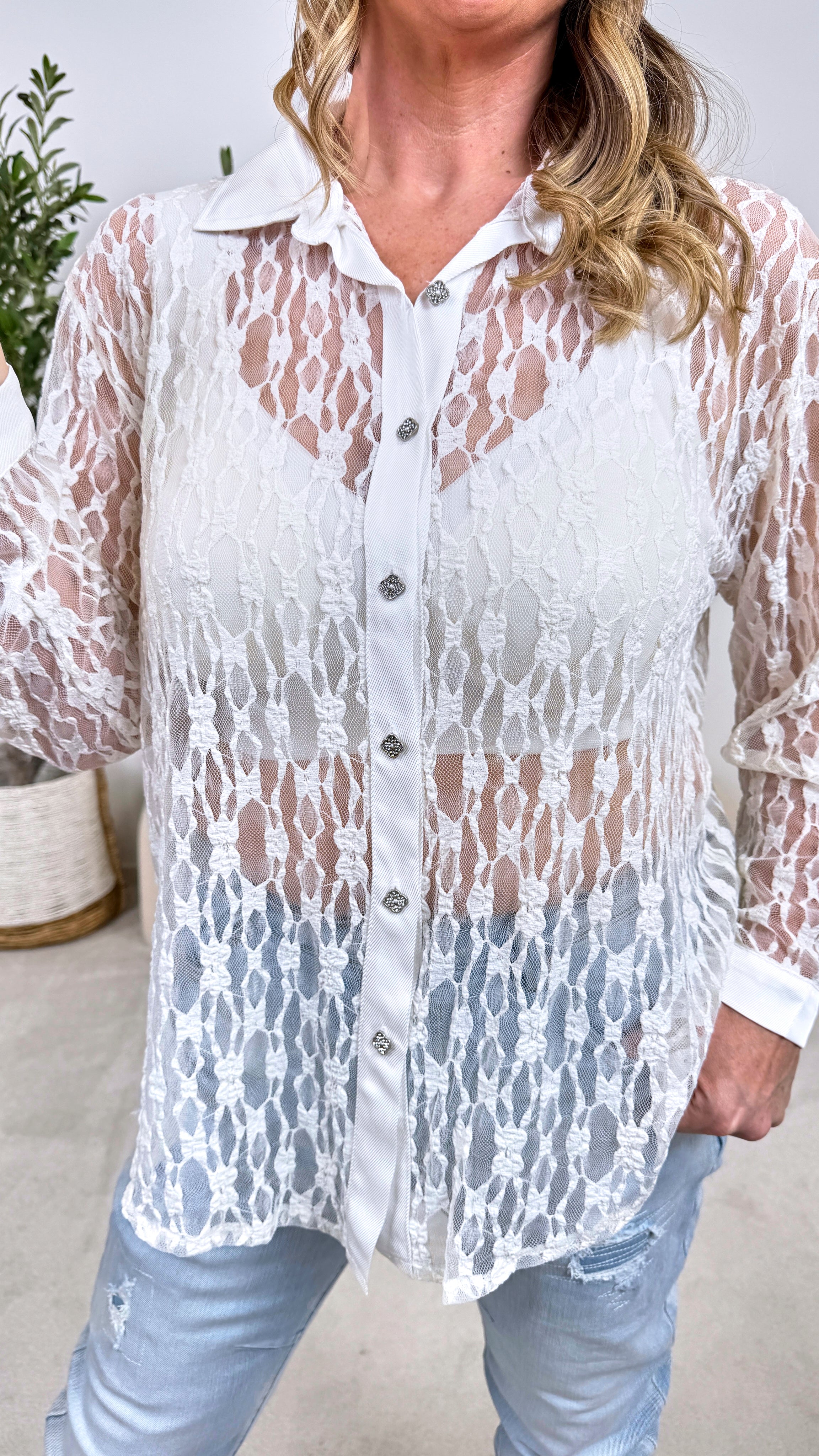 Spitzenbluse Pure Grace