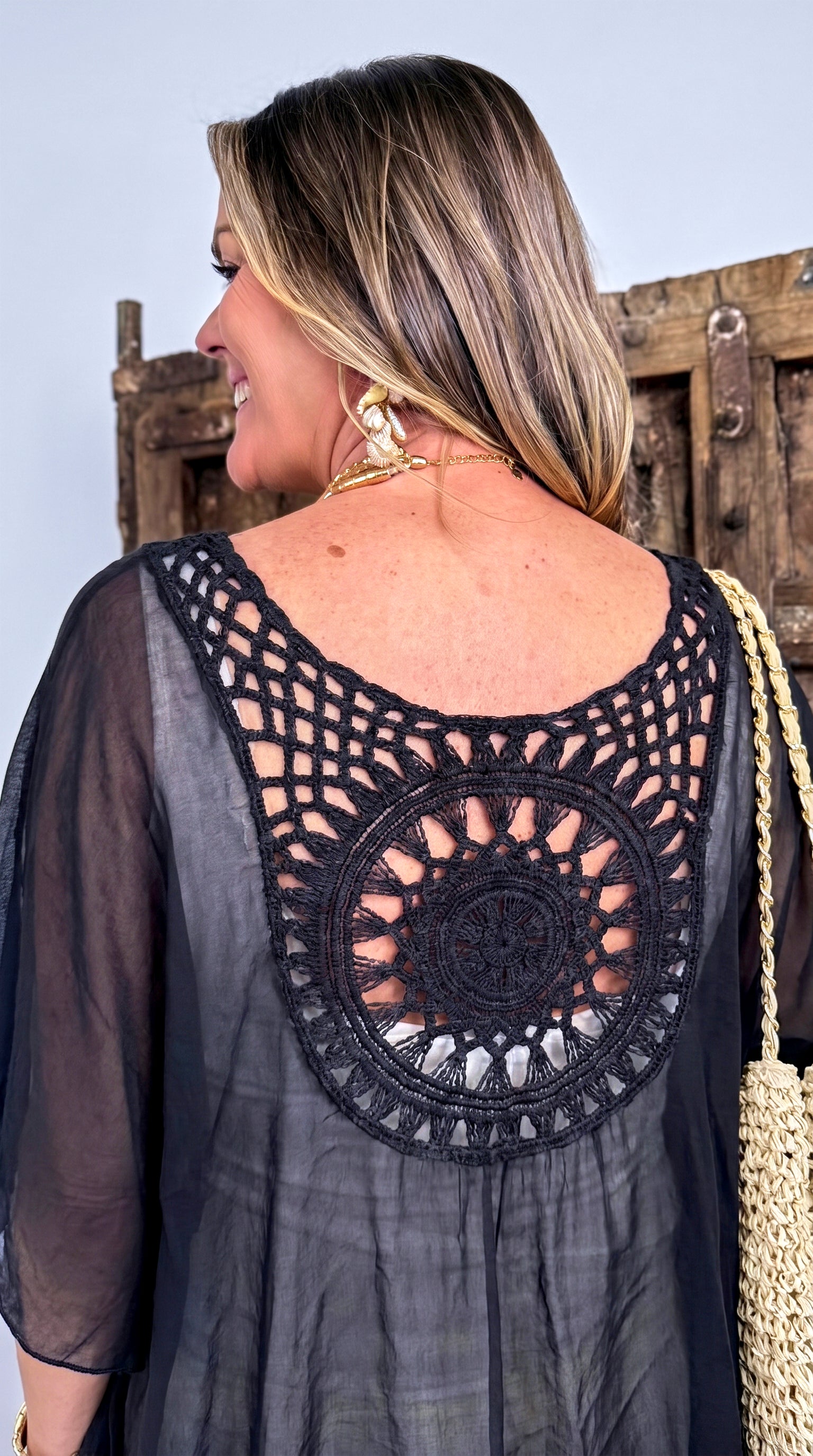 Bluse Hidden Love *Schwarz*