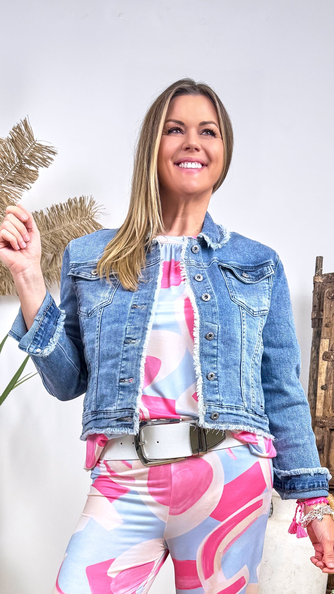 Jeansjacke Cool Fringe