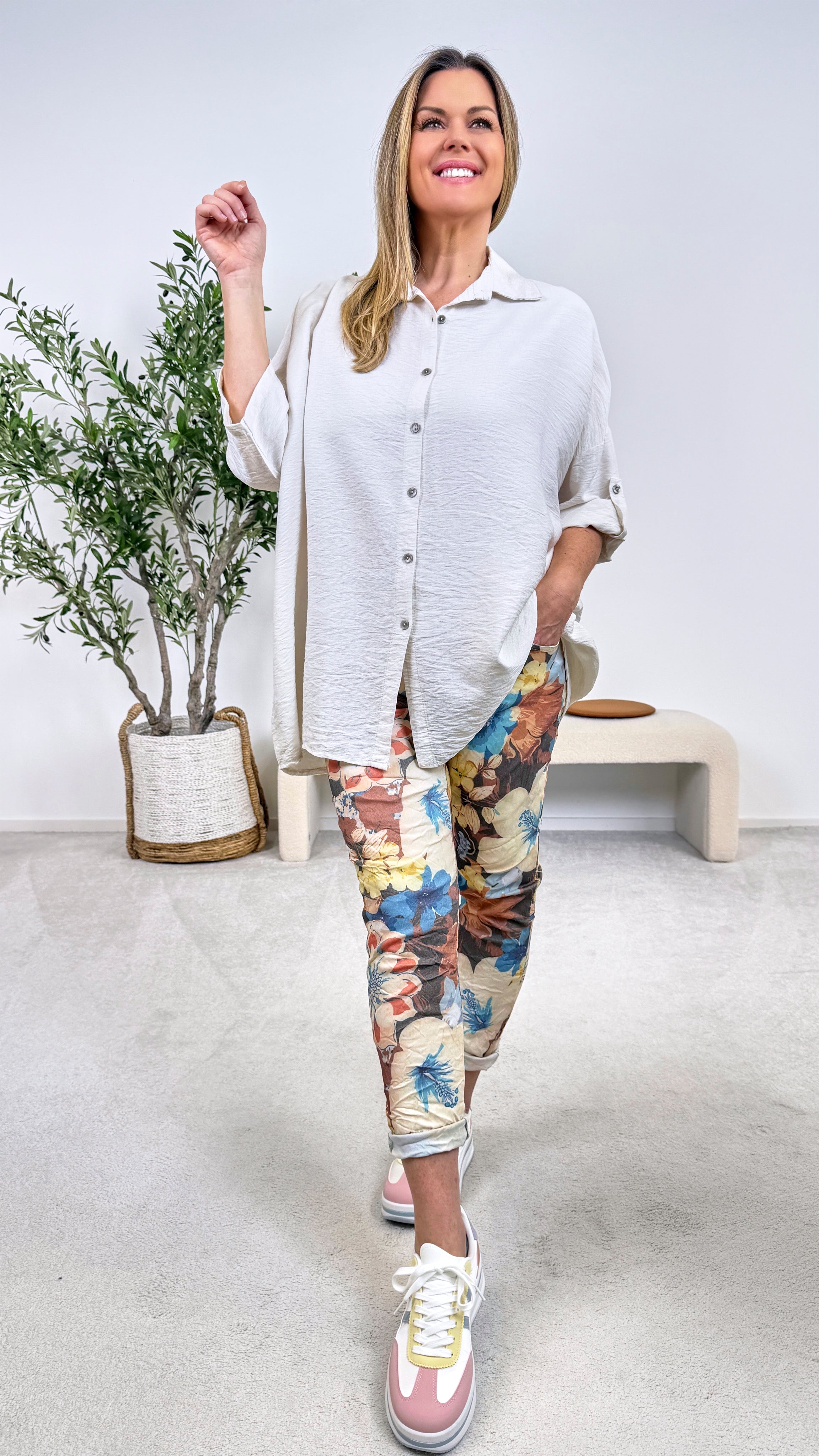 Bluse Let it Flow *Beige*