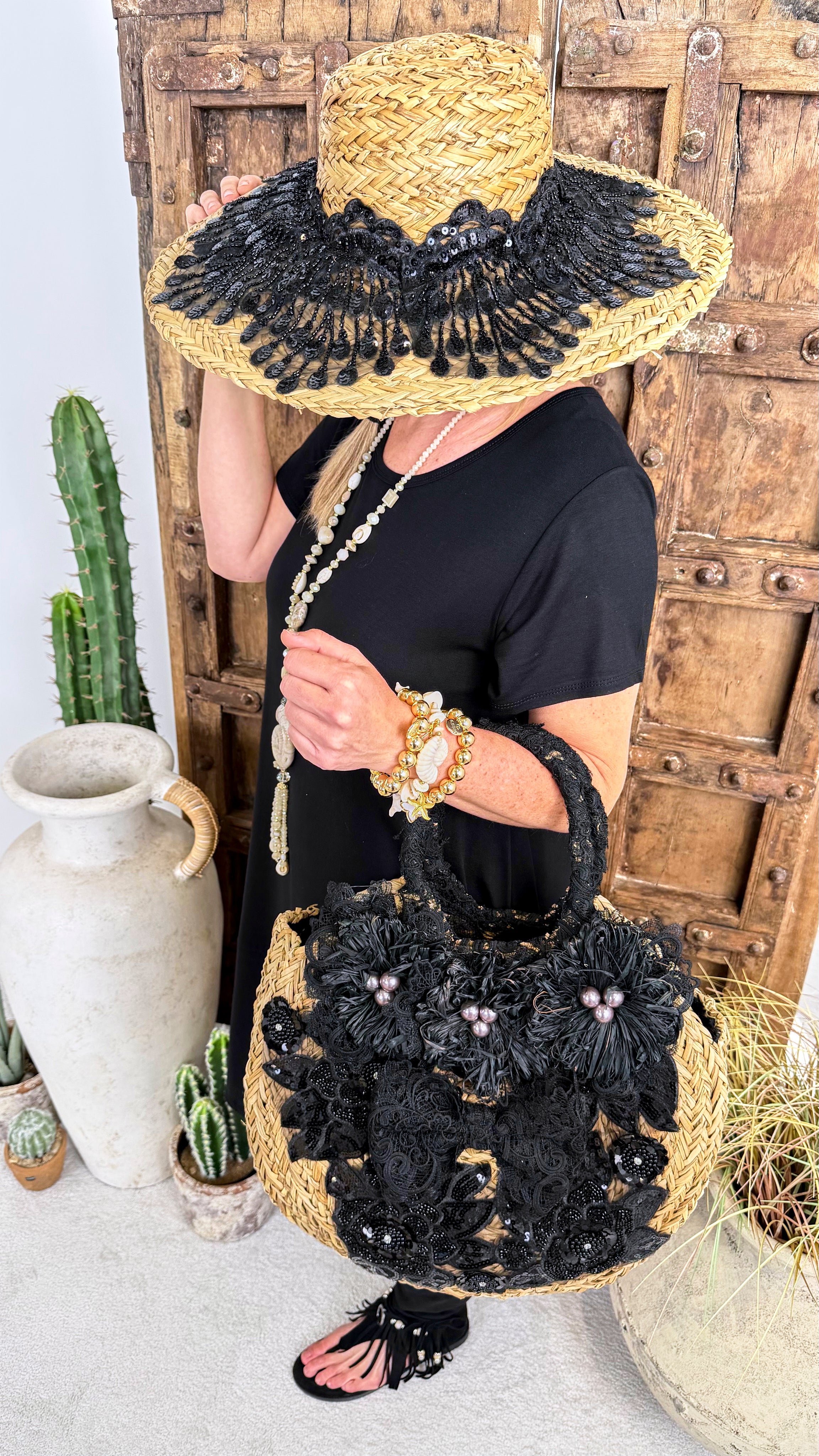 Sonnenhut Sunset Glam *Schwarz*