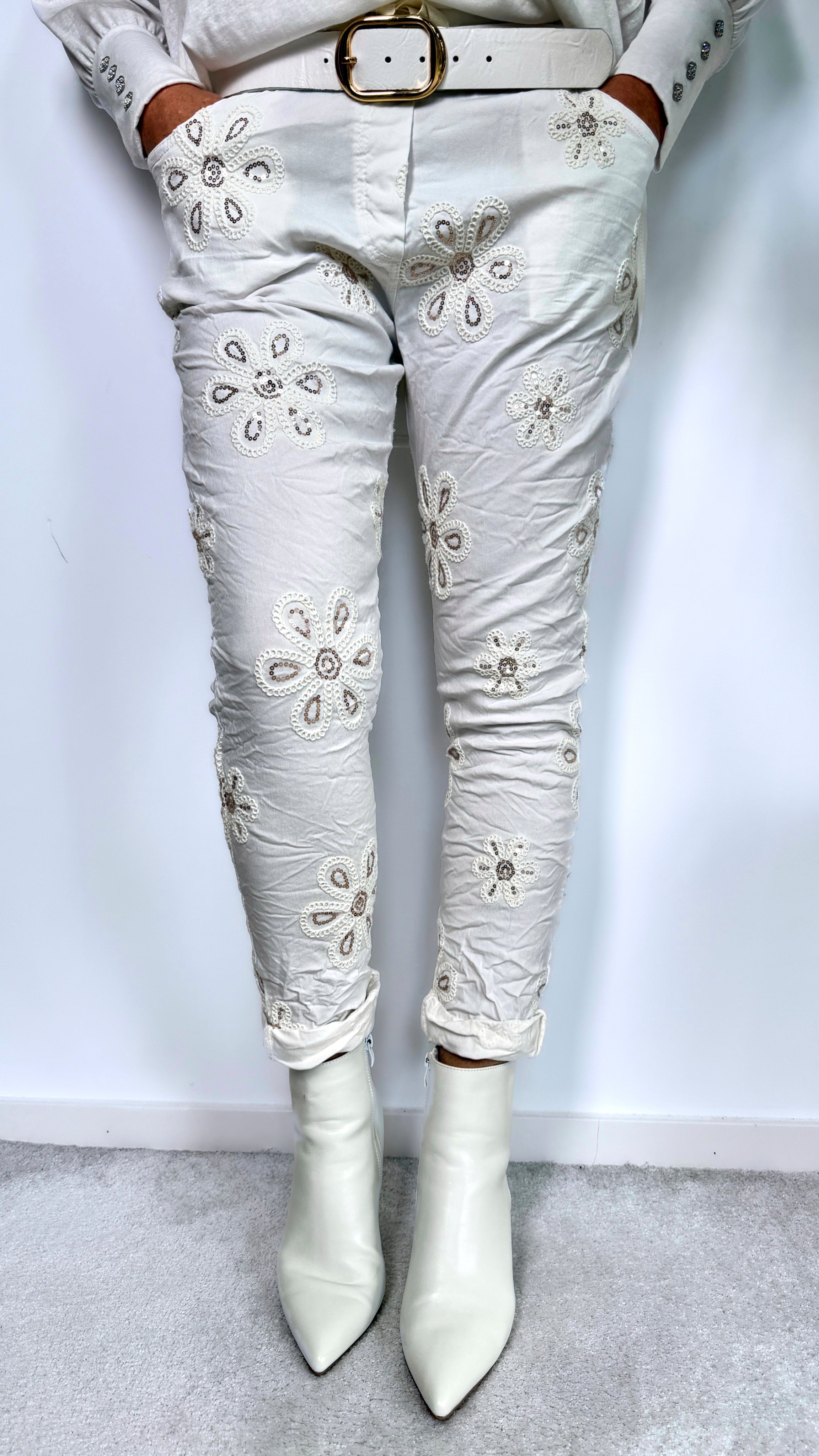 Jogpants Vanilla Powder *Weiß*