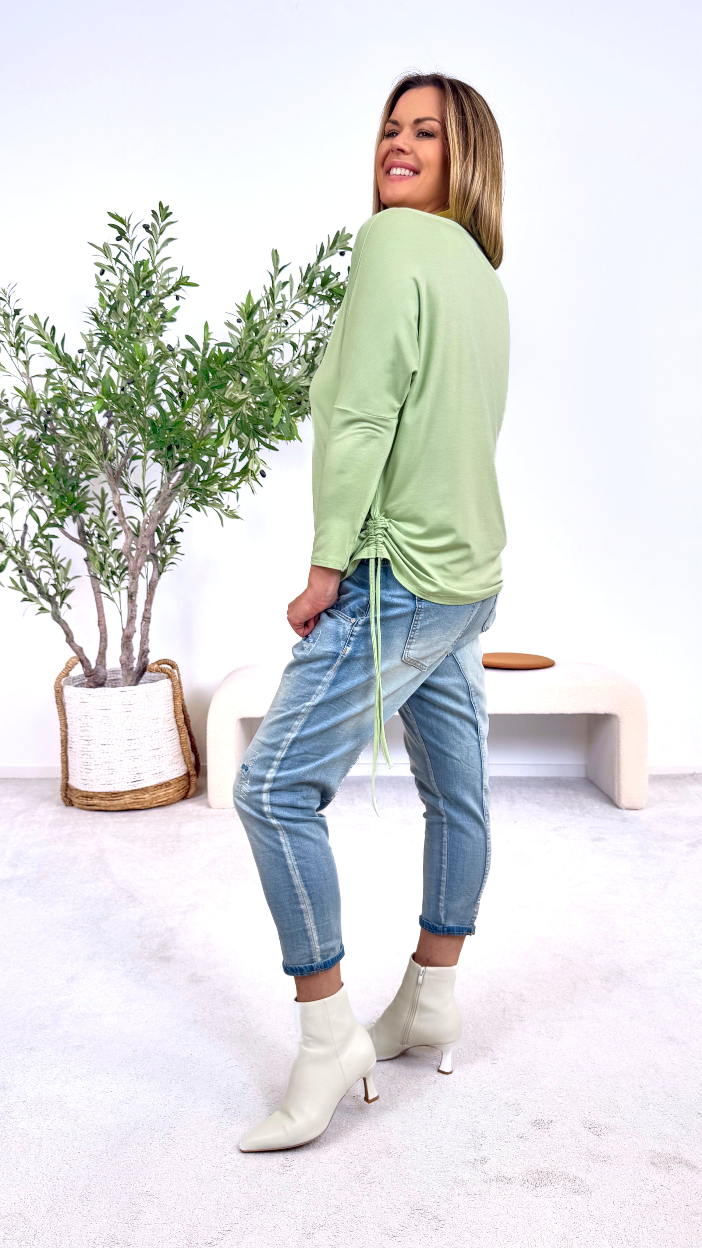 Langarmshirt Casual Grace *Mint*