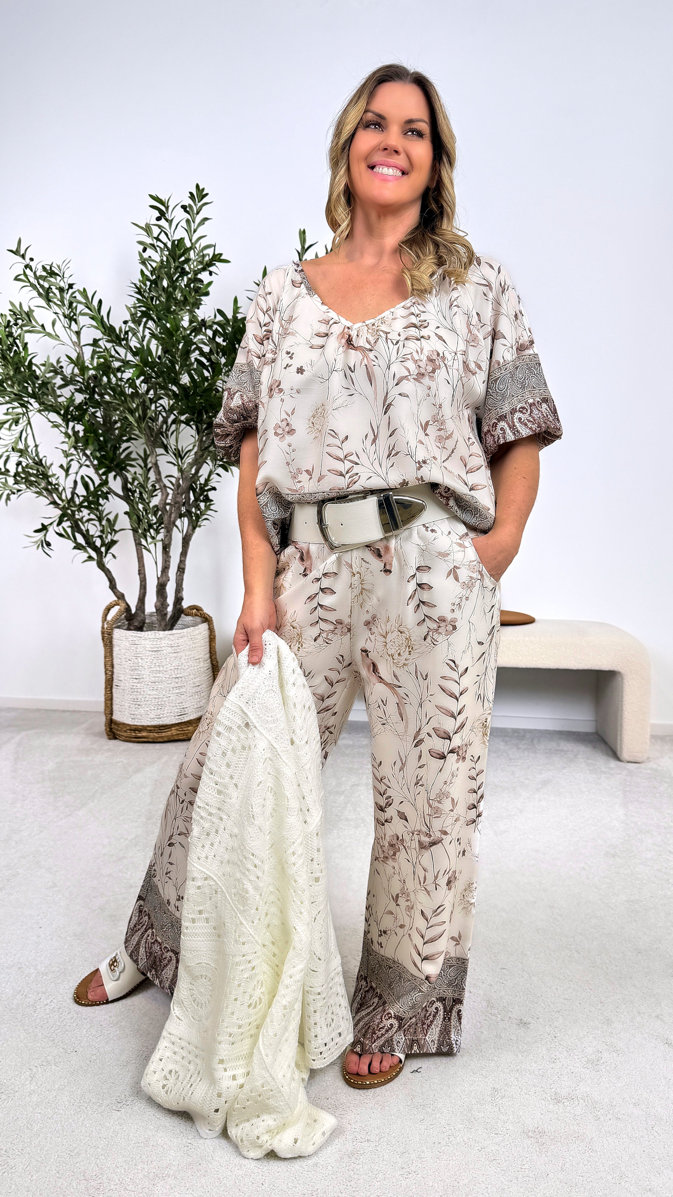 Blusenshirt Botanic Silk