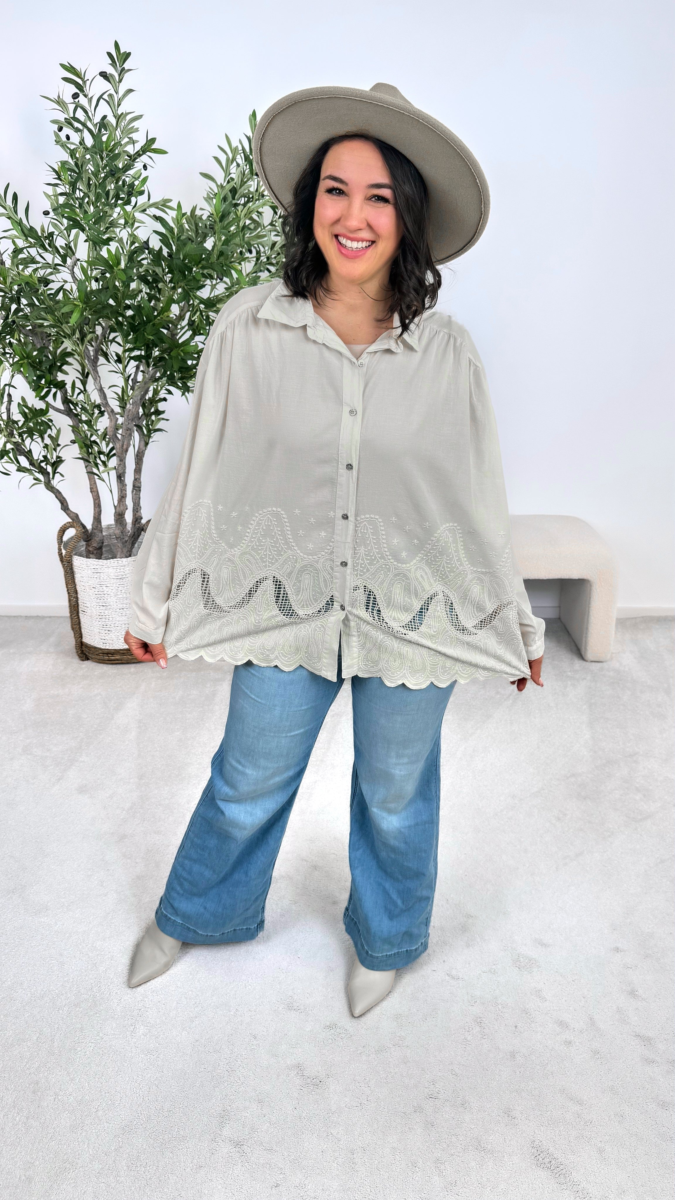 Bluse Pure Vibes *Creme*
