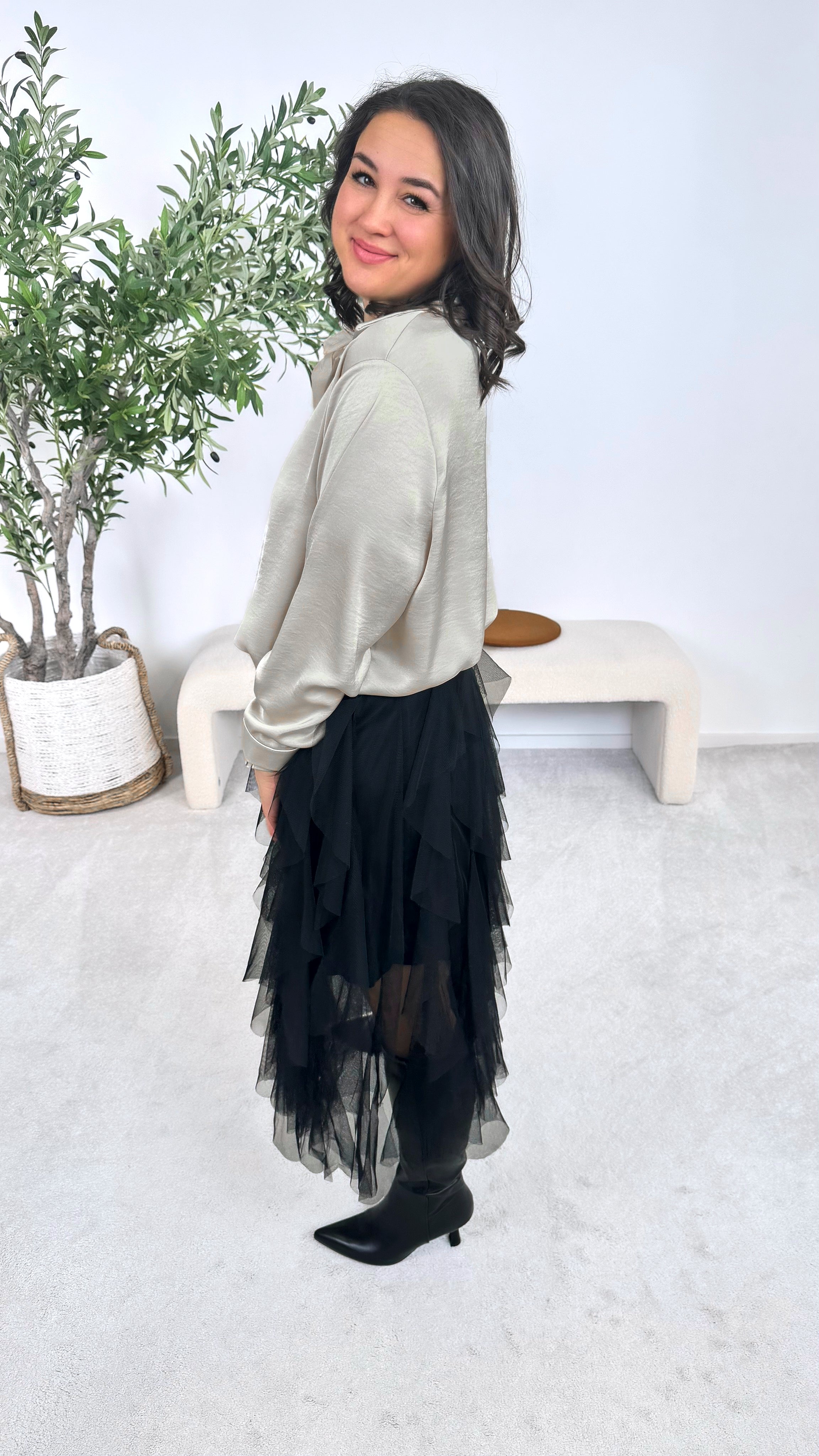 Tüllrock Angel Layer *Schwarz*