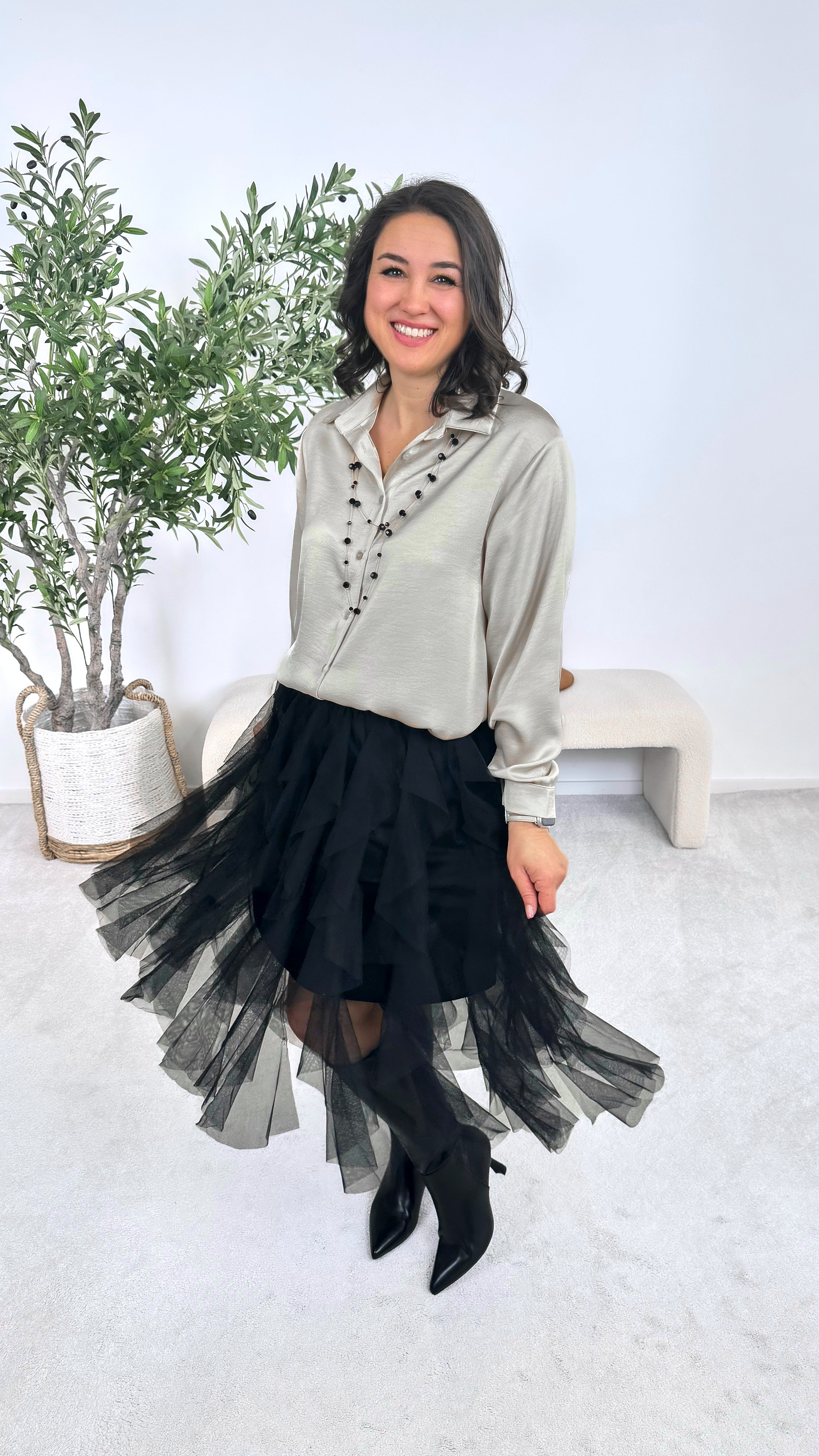 Tüllrock Angel Layer *Schwarz*