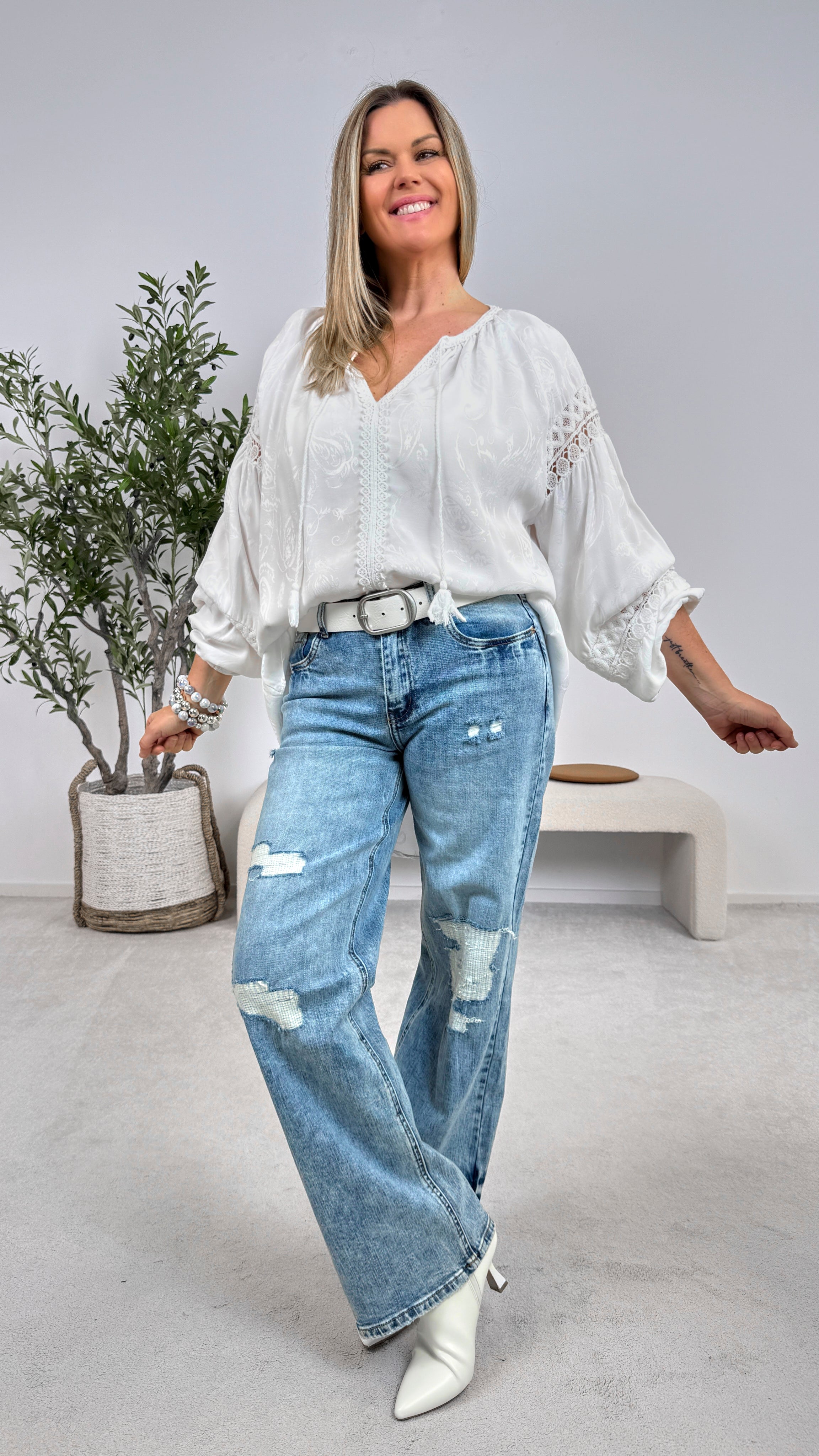 Bluse Ibiza Soul *Weiß*