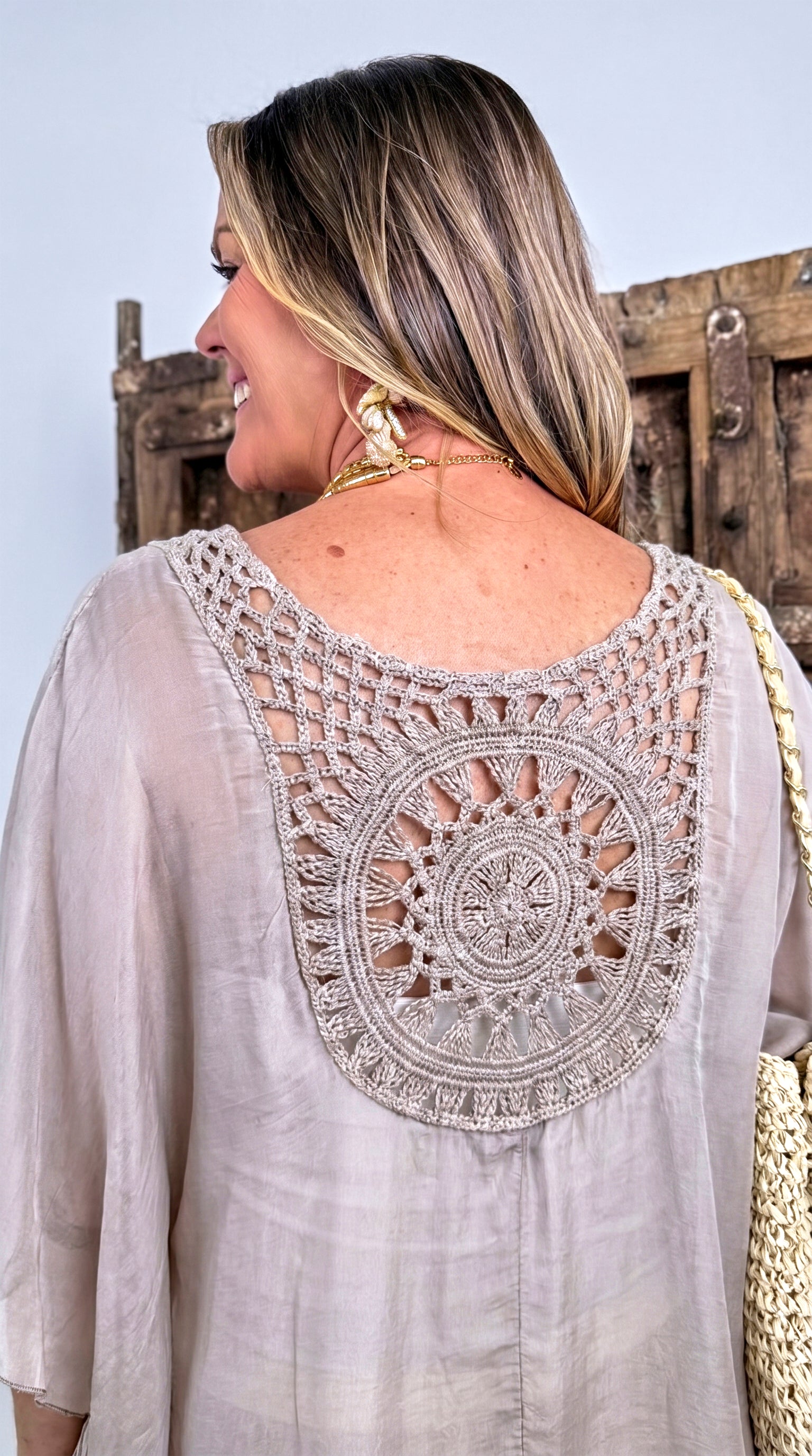 Bluse Hidden Love *Taupe*