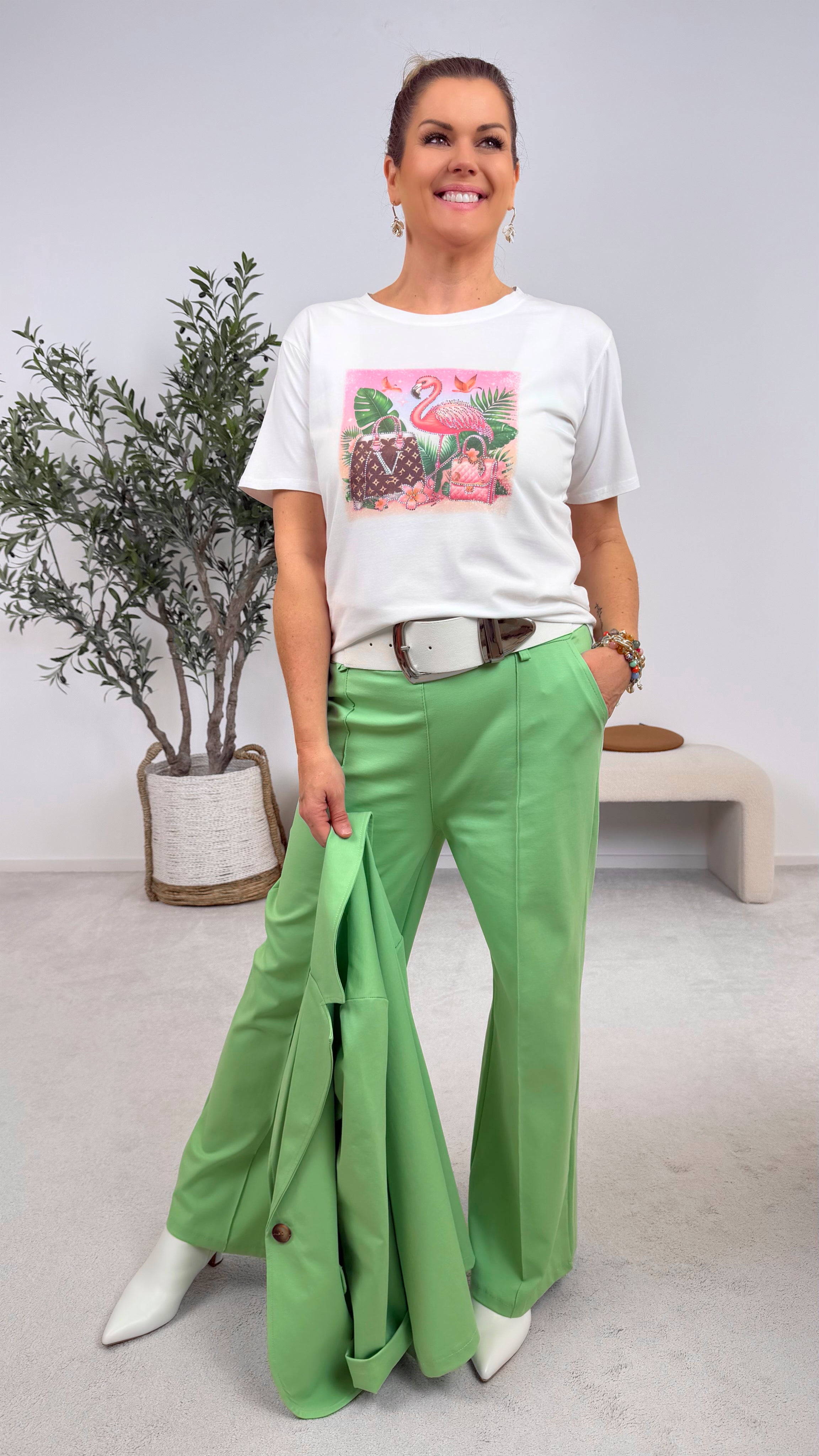 Hose Casual Rope *Grün*