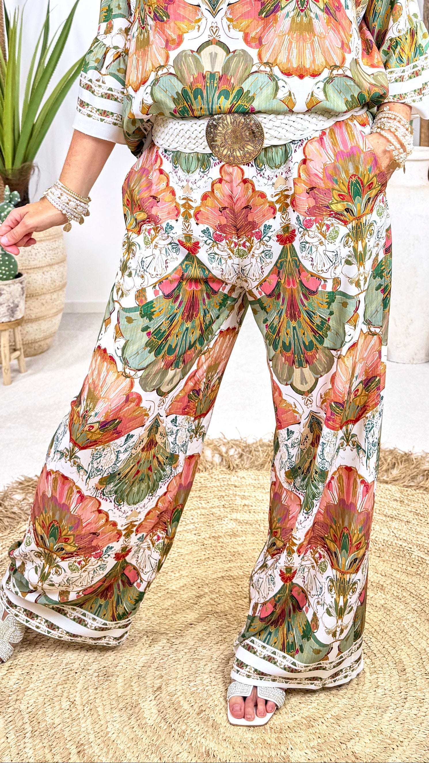Weite Hose Dreamy Paradise