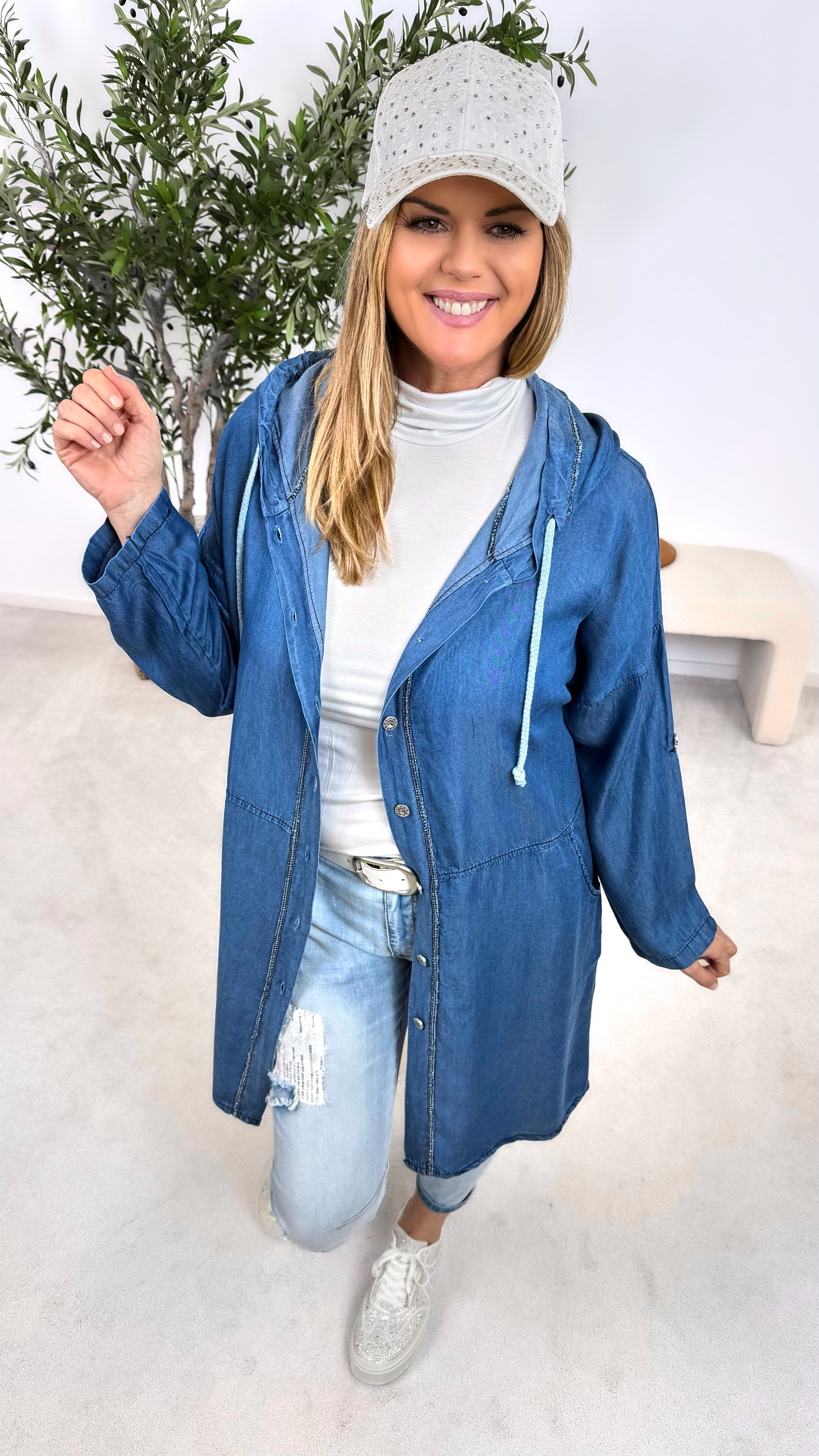 Blusenkleid Casual Queen *Dunkelblau*