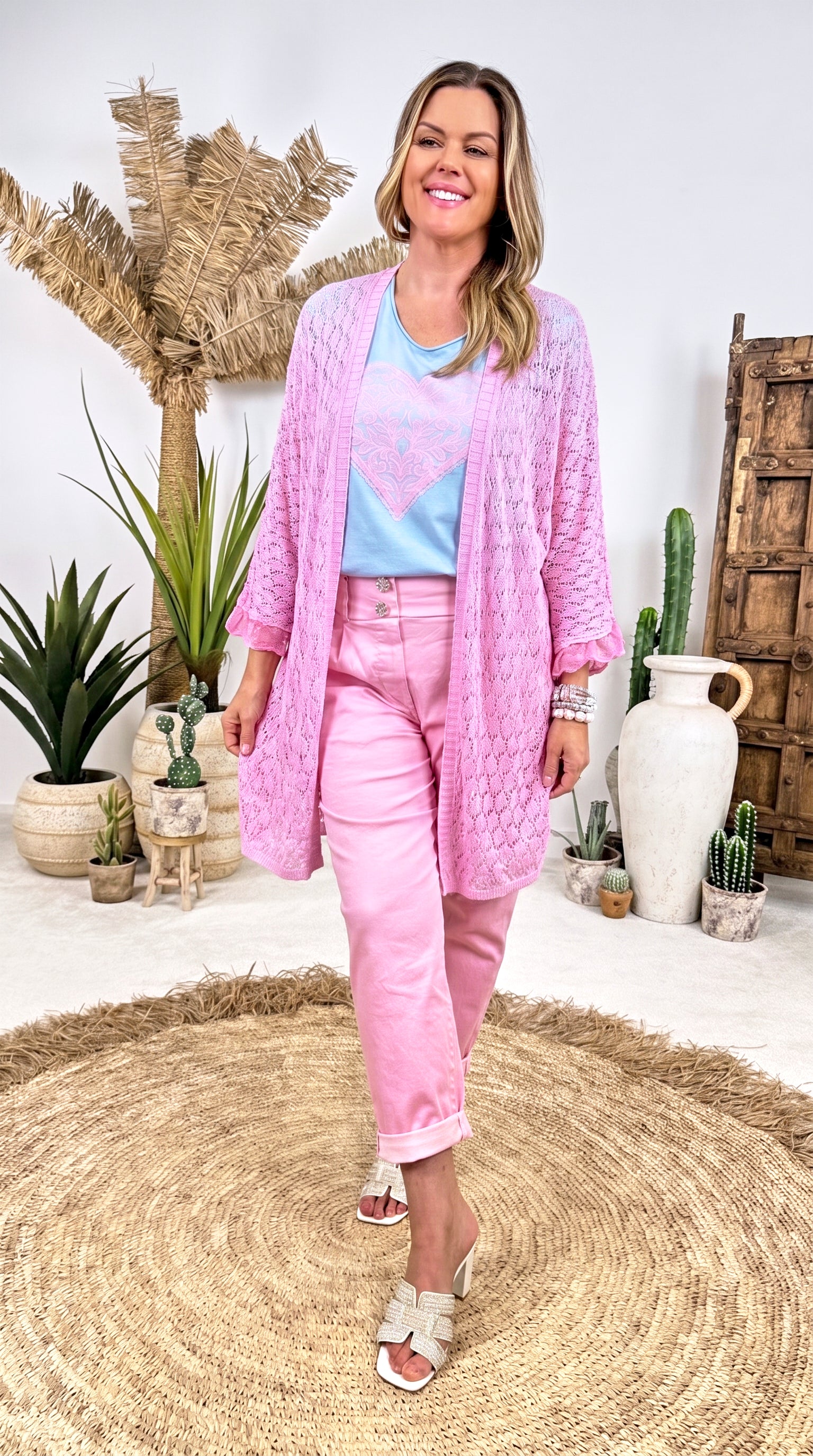 Cardigan Candy Lace *Rosa*