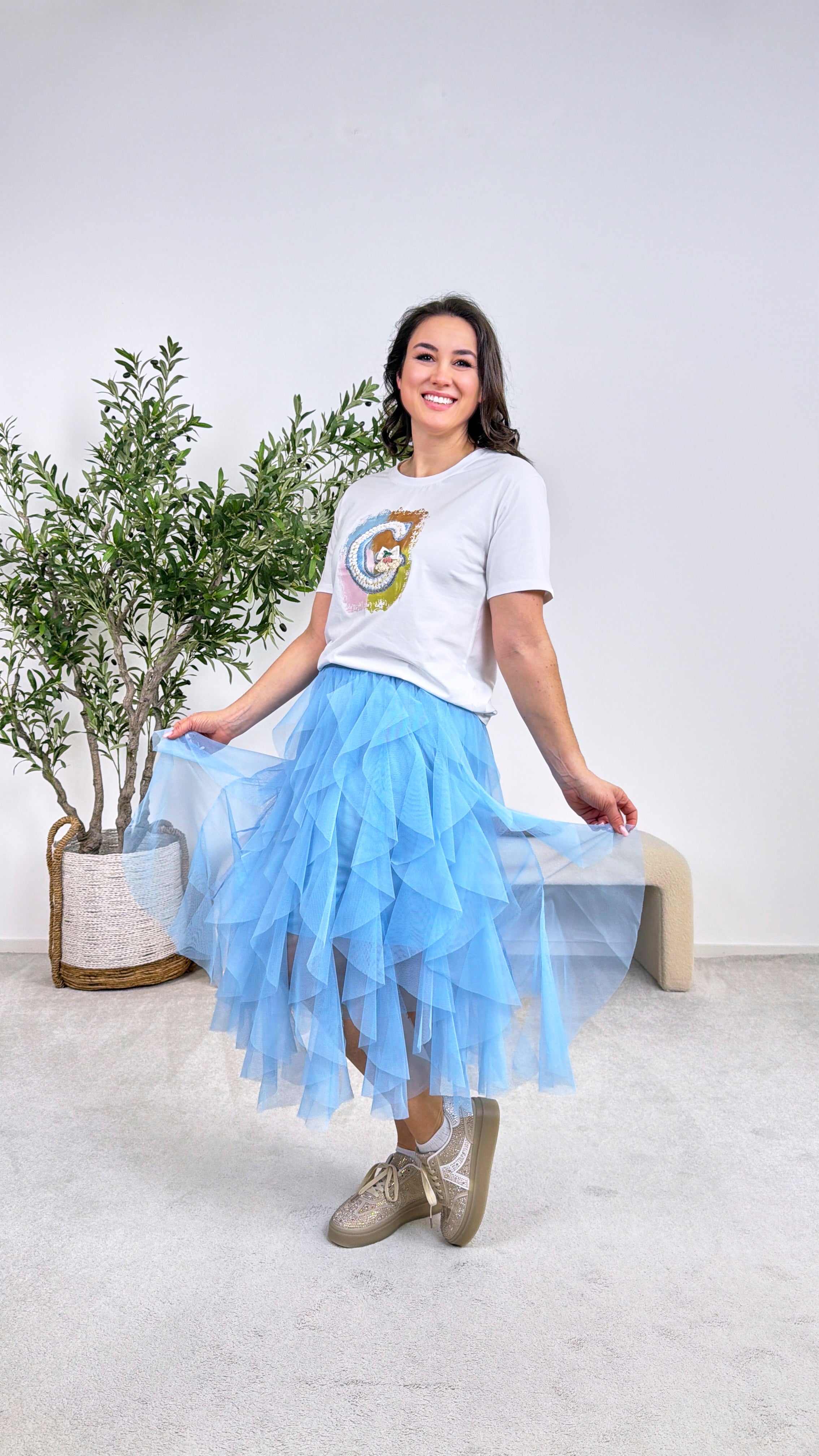 Tüllrock Angel Layer *Blau*