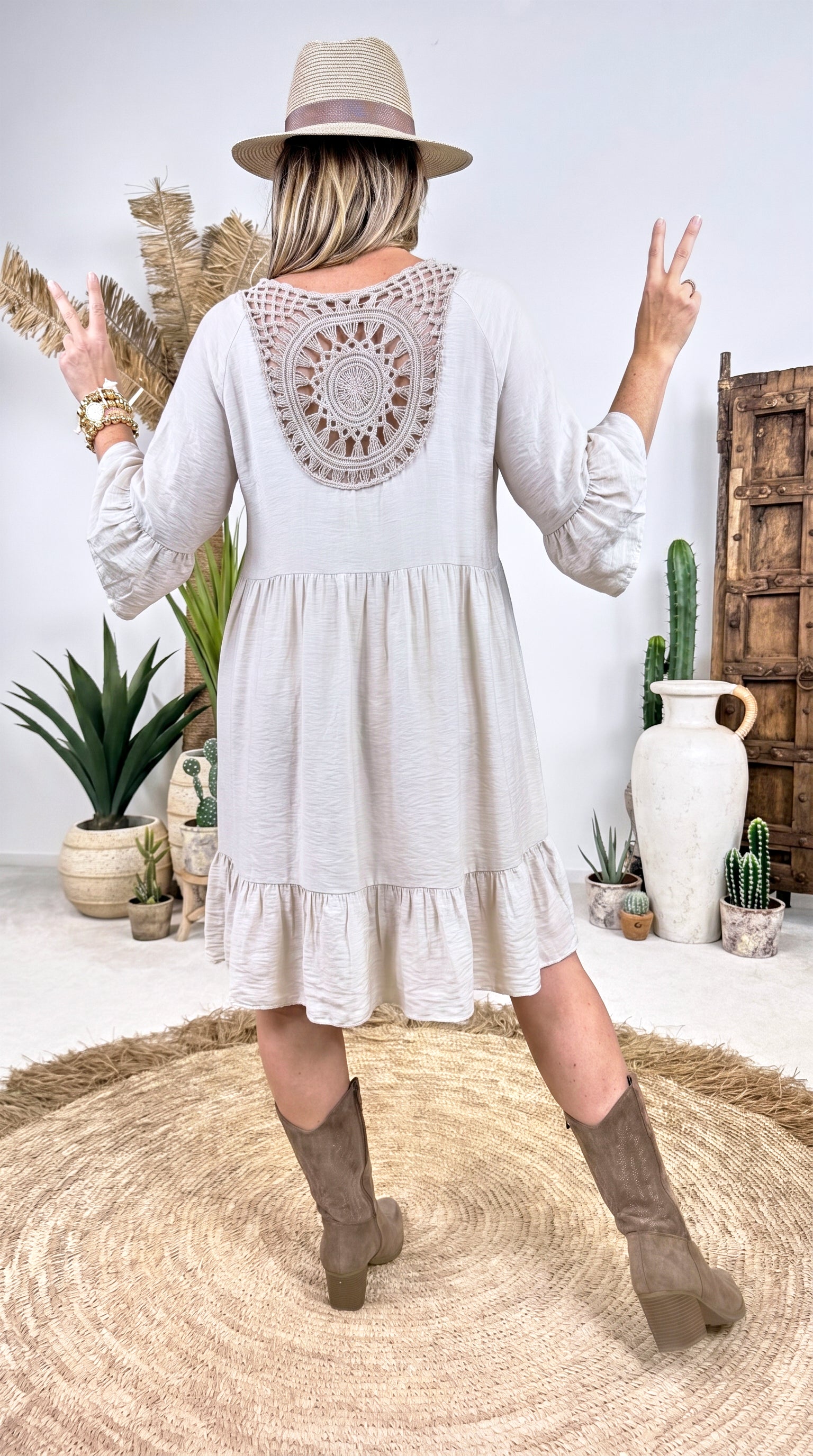 Kleid Free Gypsy *Creme*