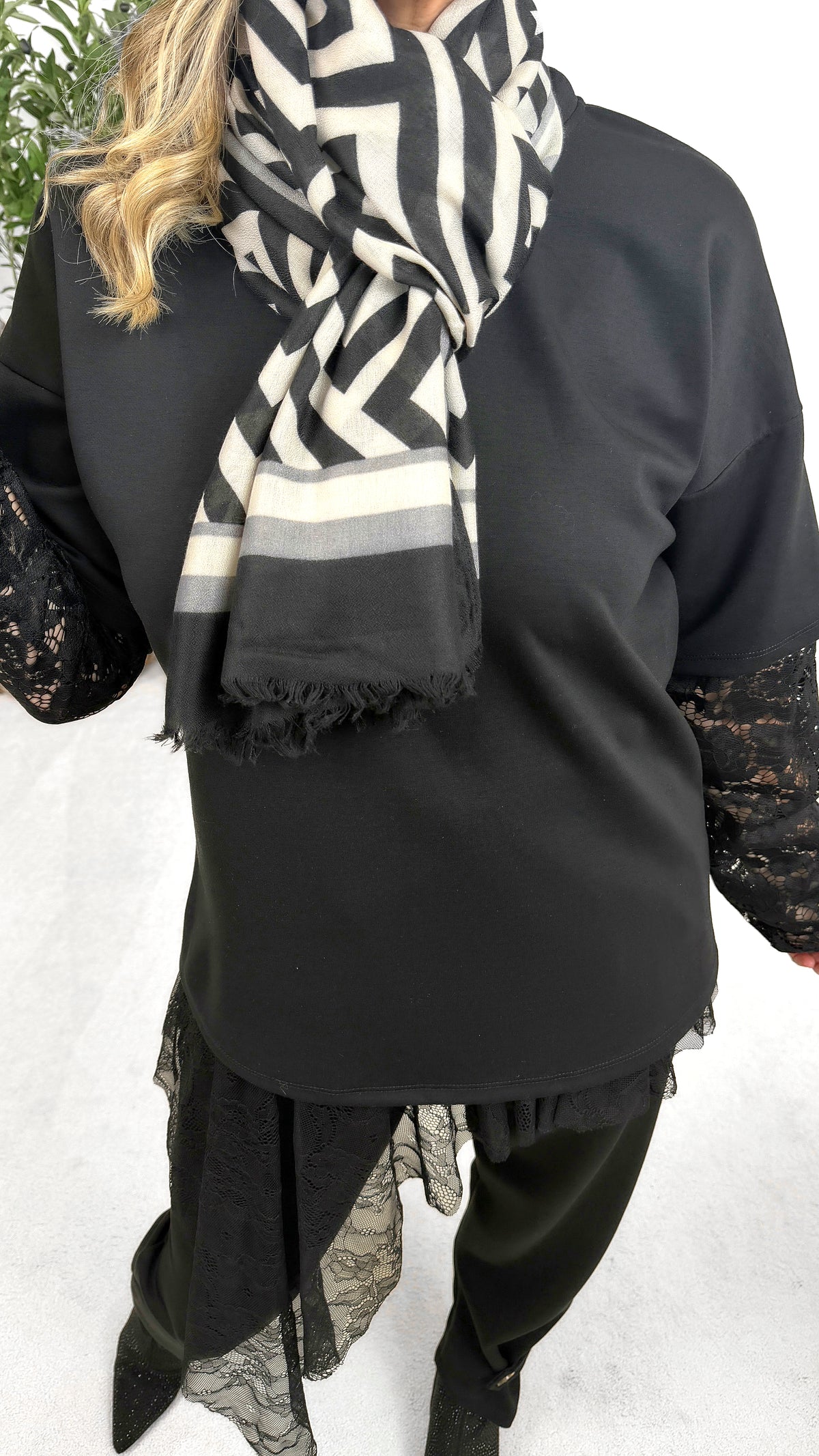 Halstuch Chic Twist *Schwarz* - Power of Princess