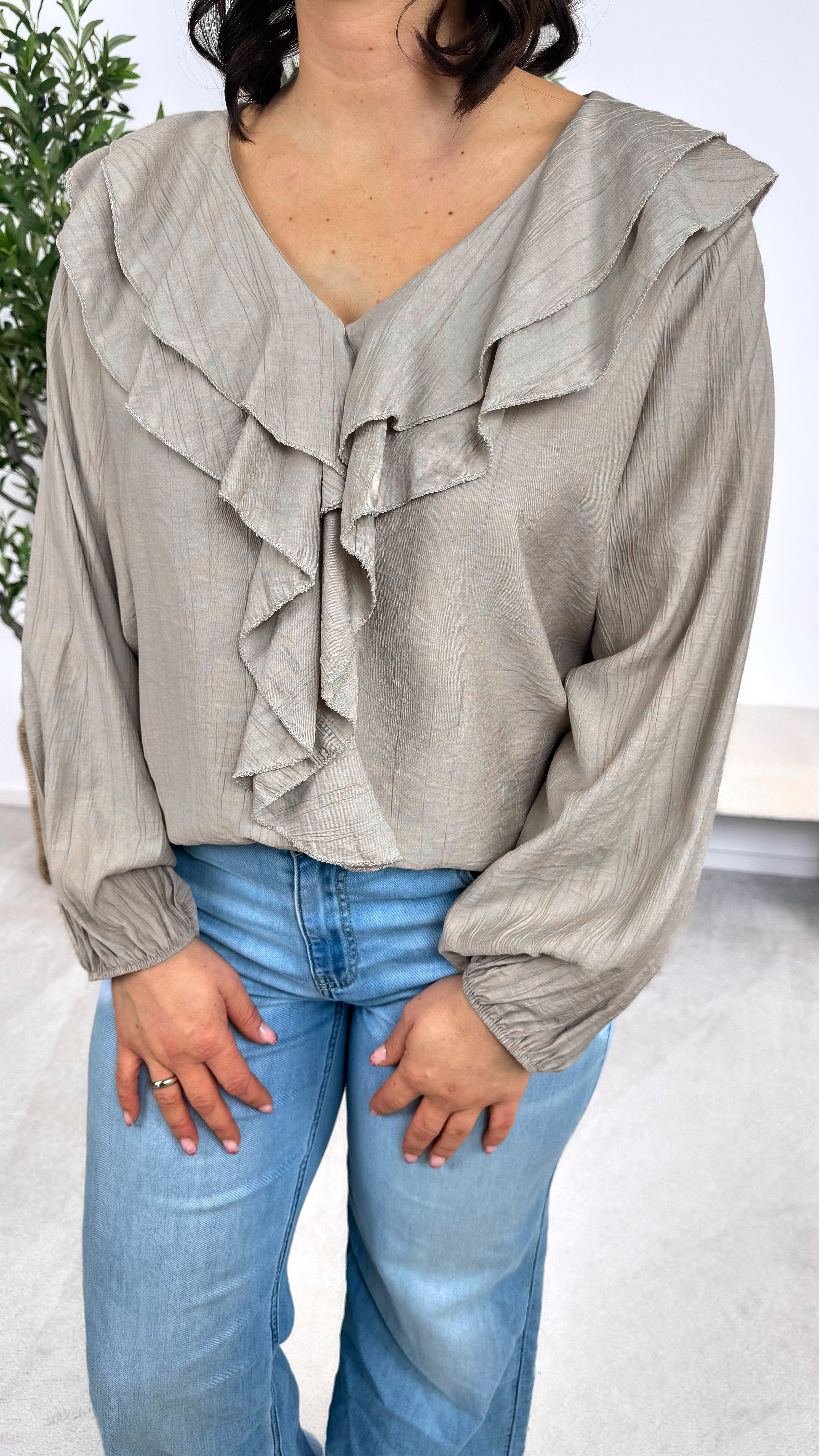 Bluse Pure Spring *Taupe*