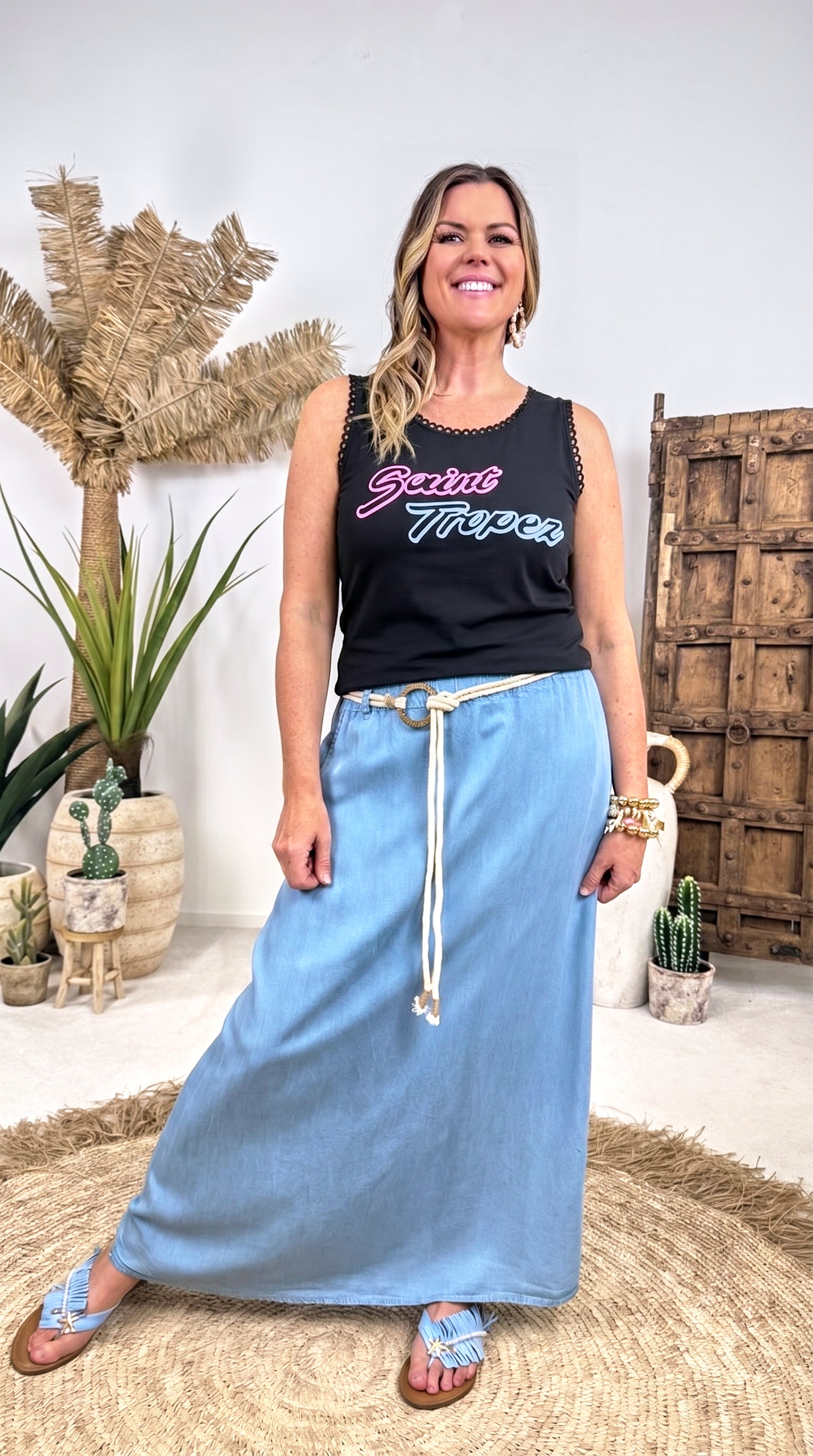 Top Saint Babe *Schwarz*