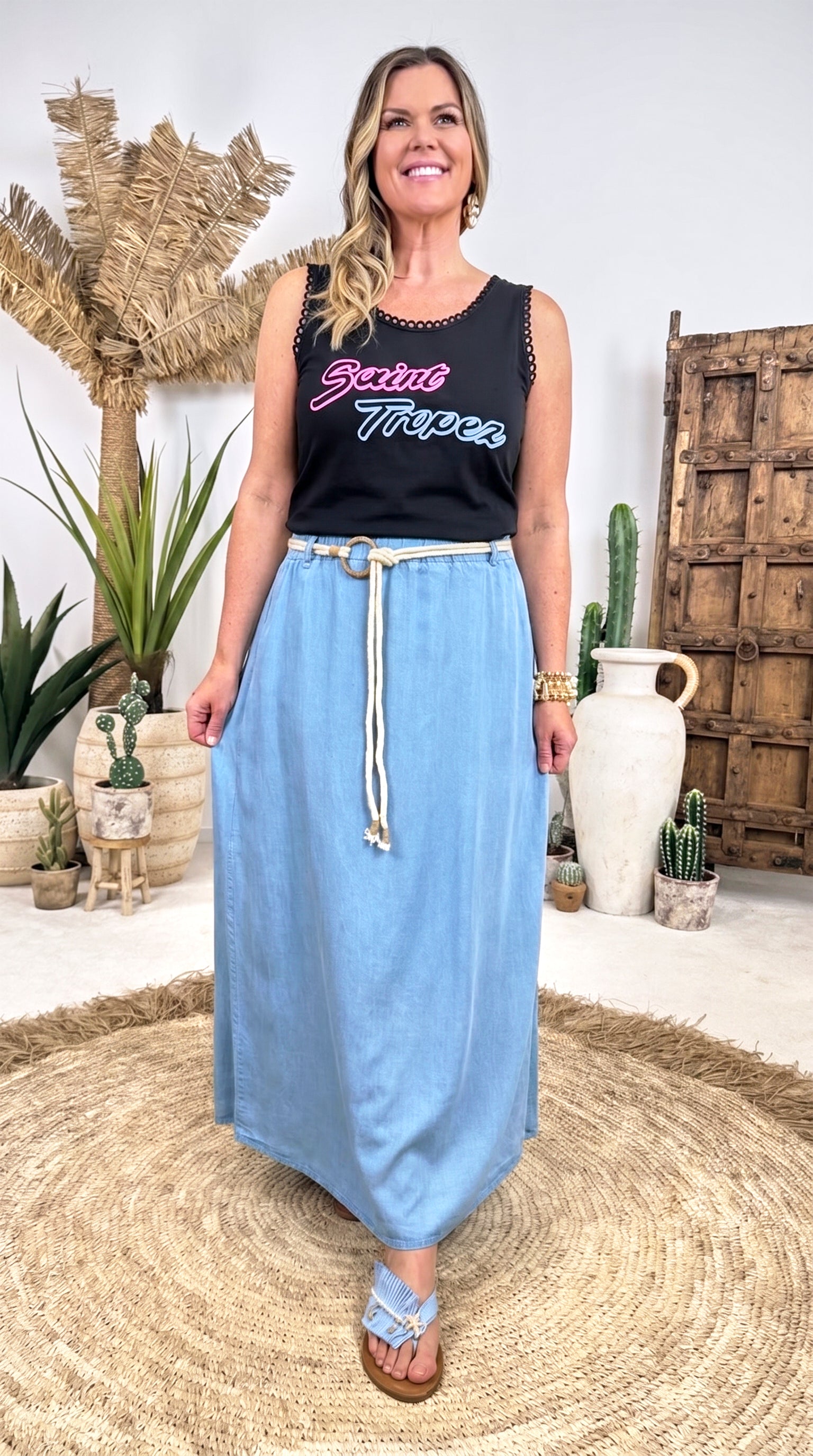 Top Saint Babe *Schwarz*