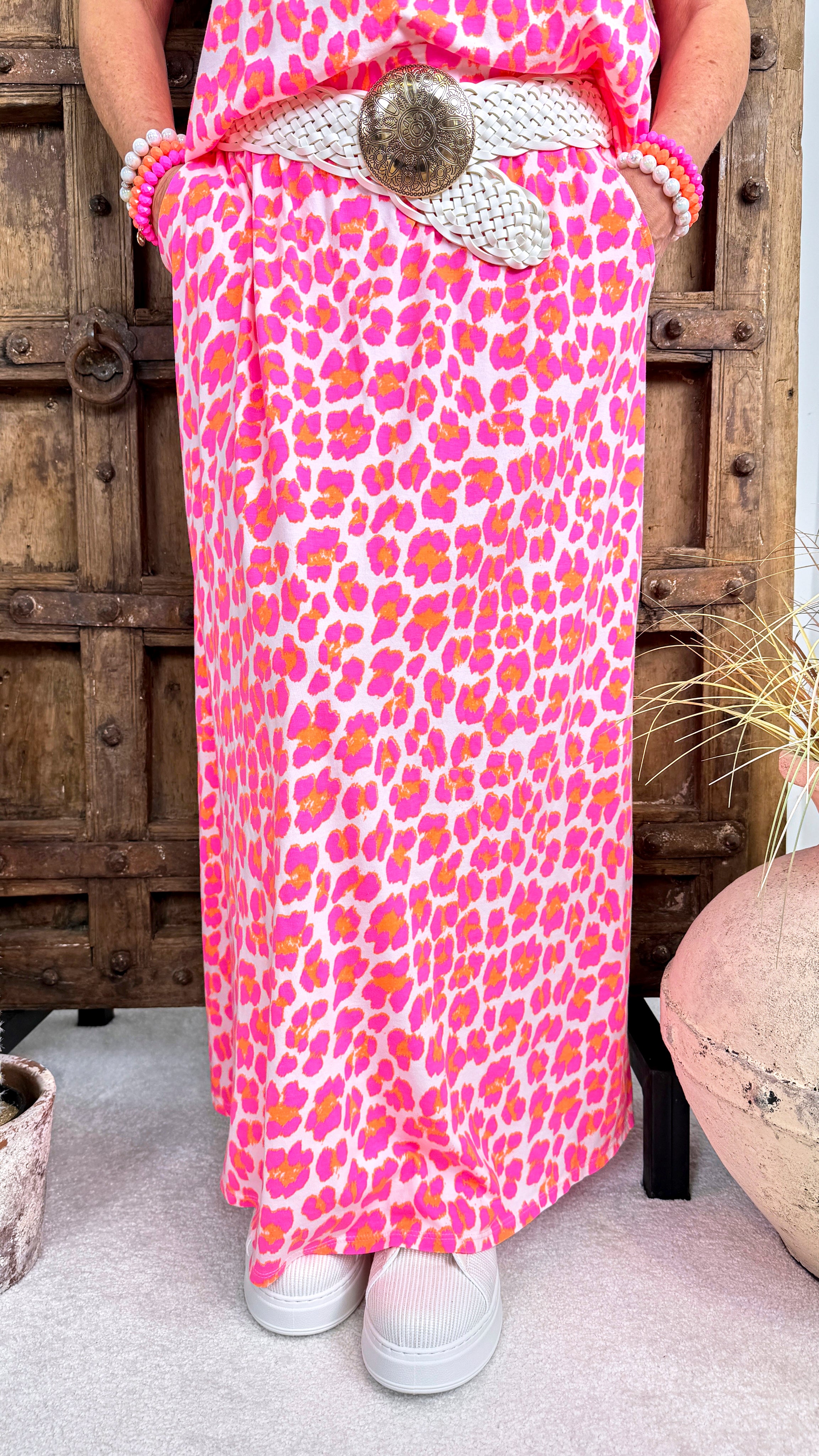 Langer Rock Summer Leo *Neon Pink*
