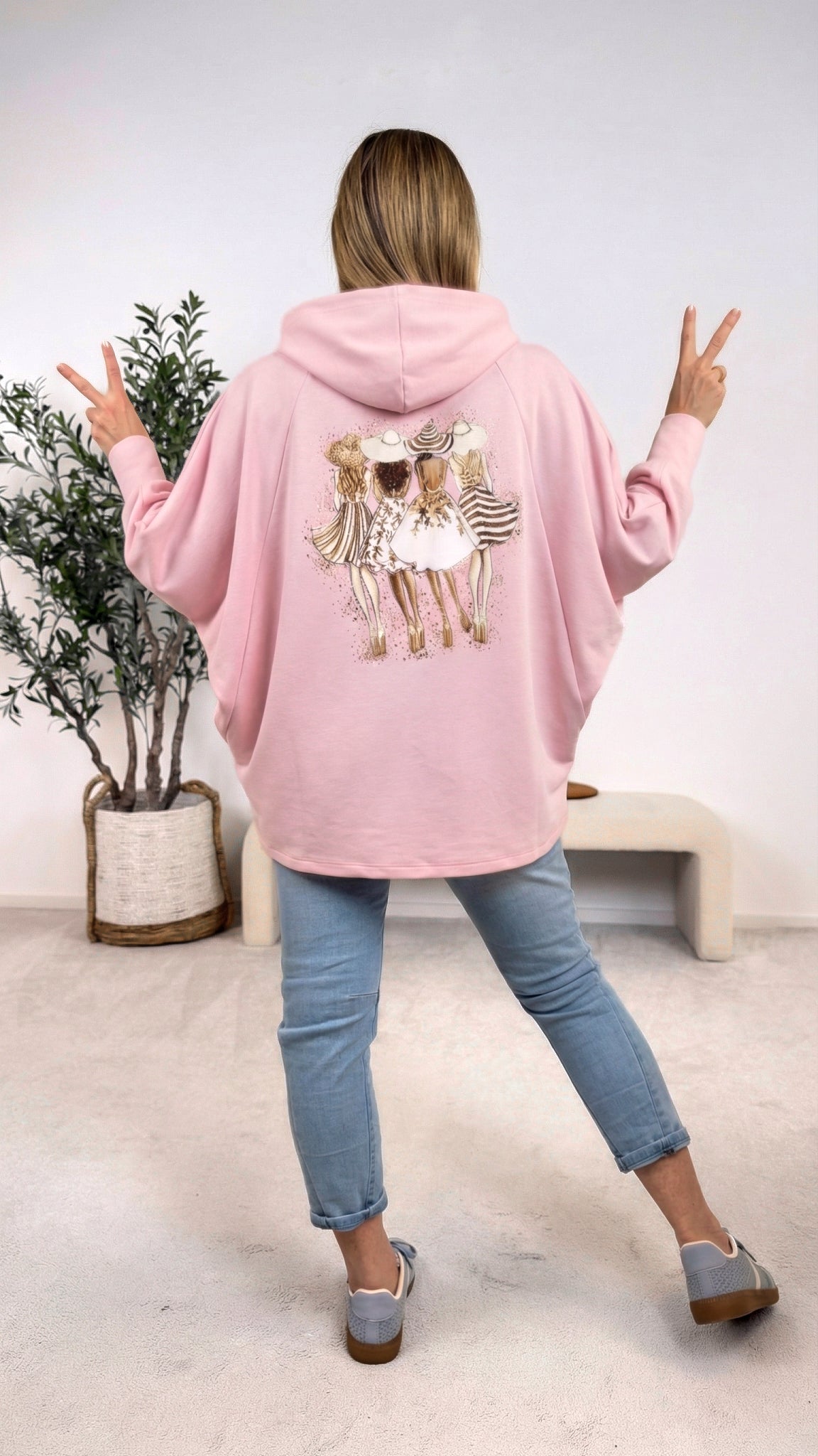 Sweatjacke Girls Night *Rosa*