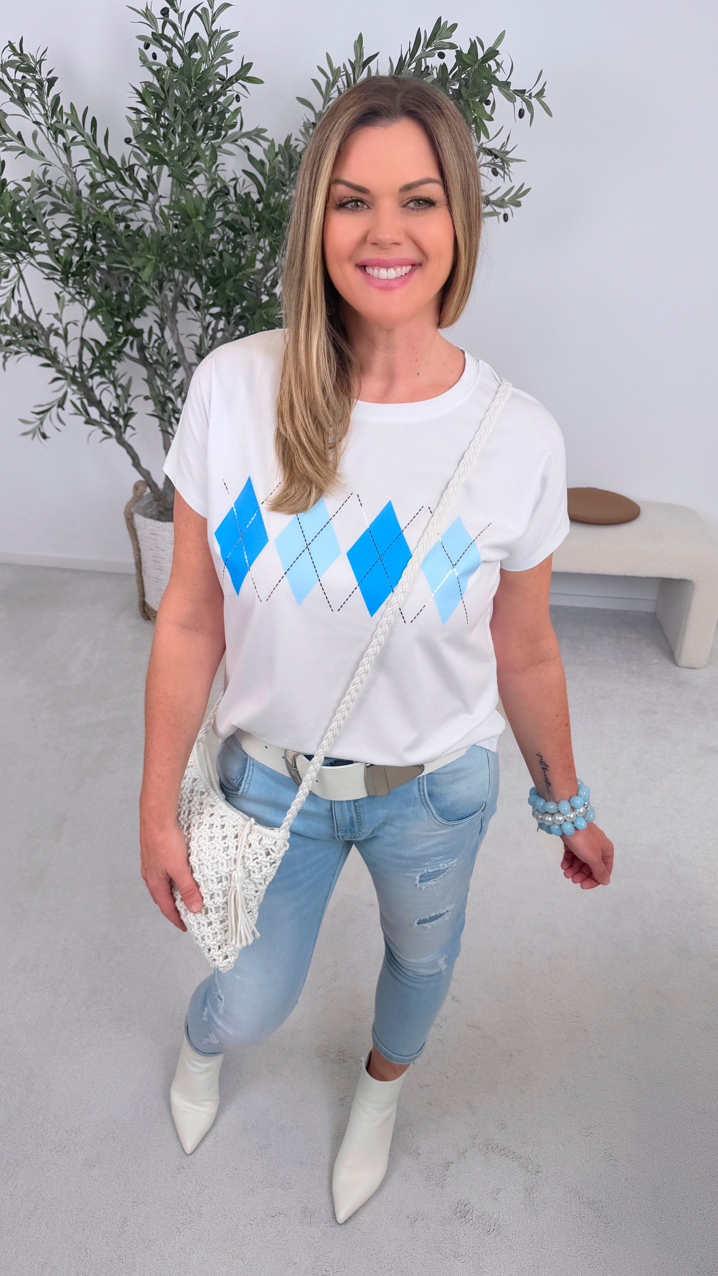 T-Shirt Easy Mood *Blau*