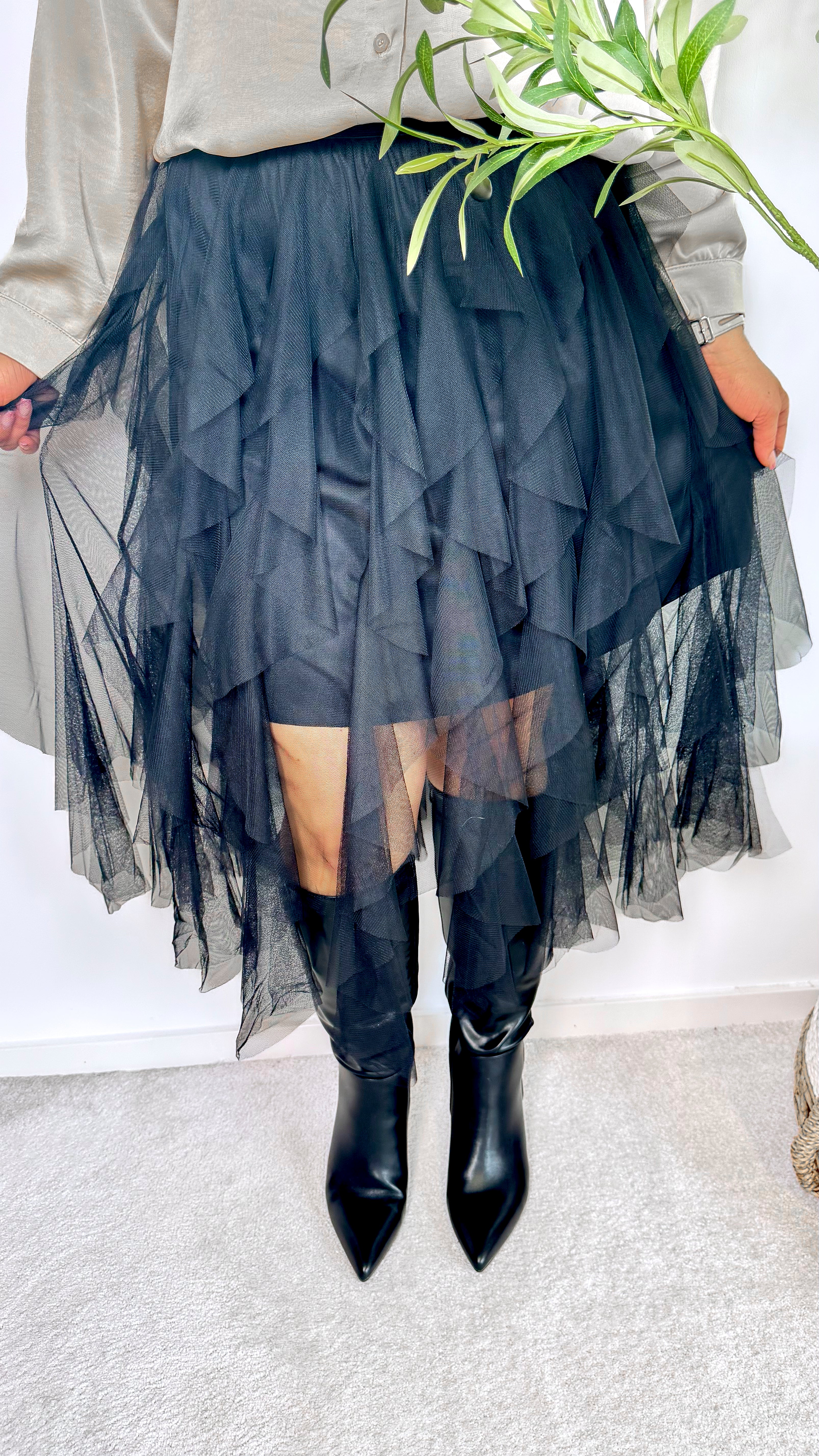 Tüllrock Angel Layer *Schwarz*