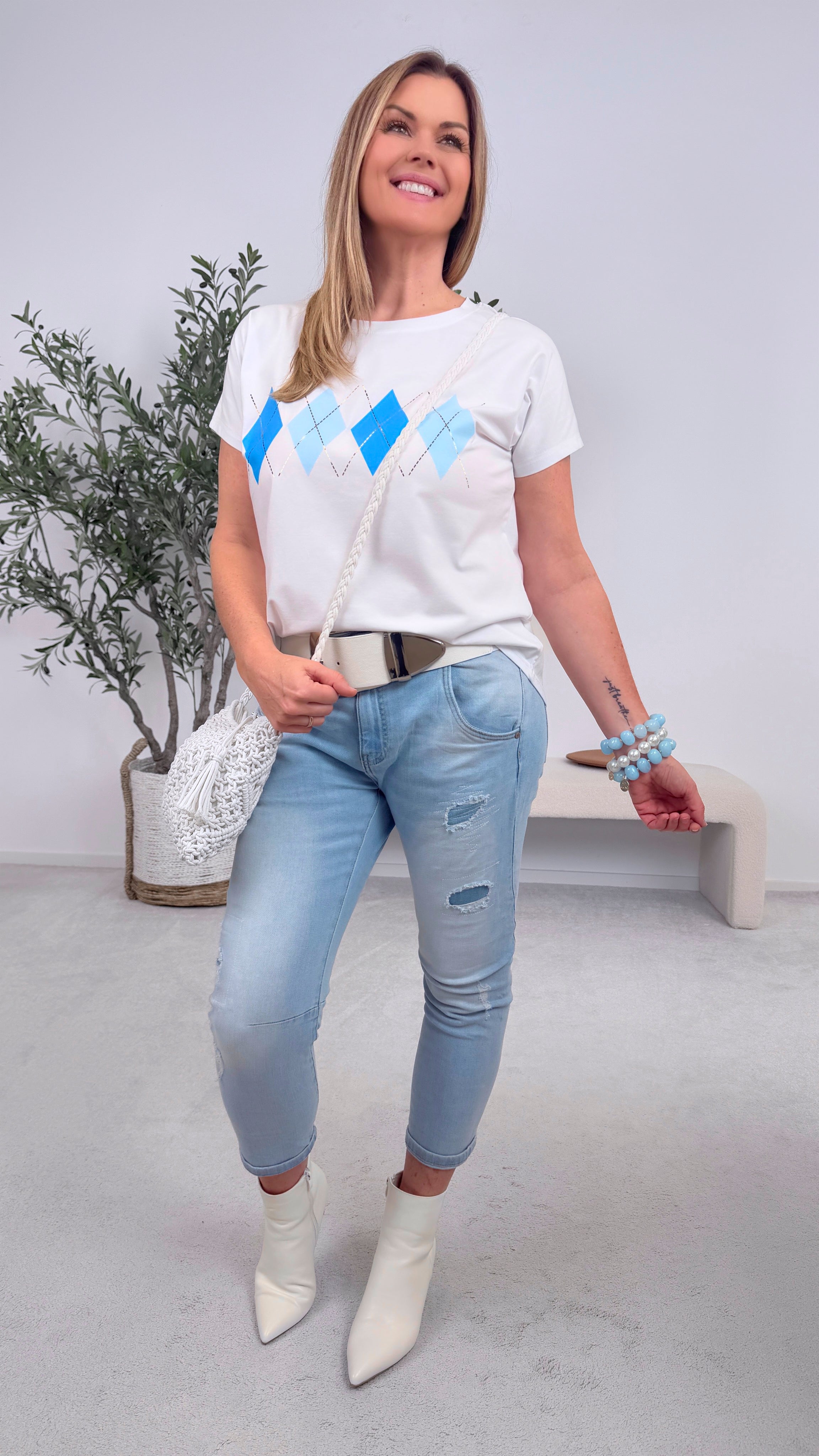 T-Shirt Easy Mood *Blau*