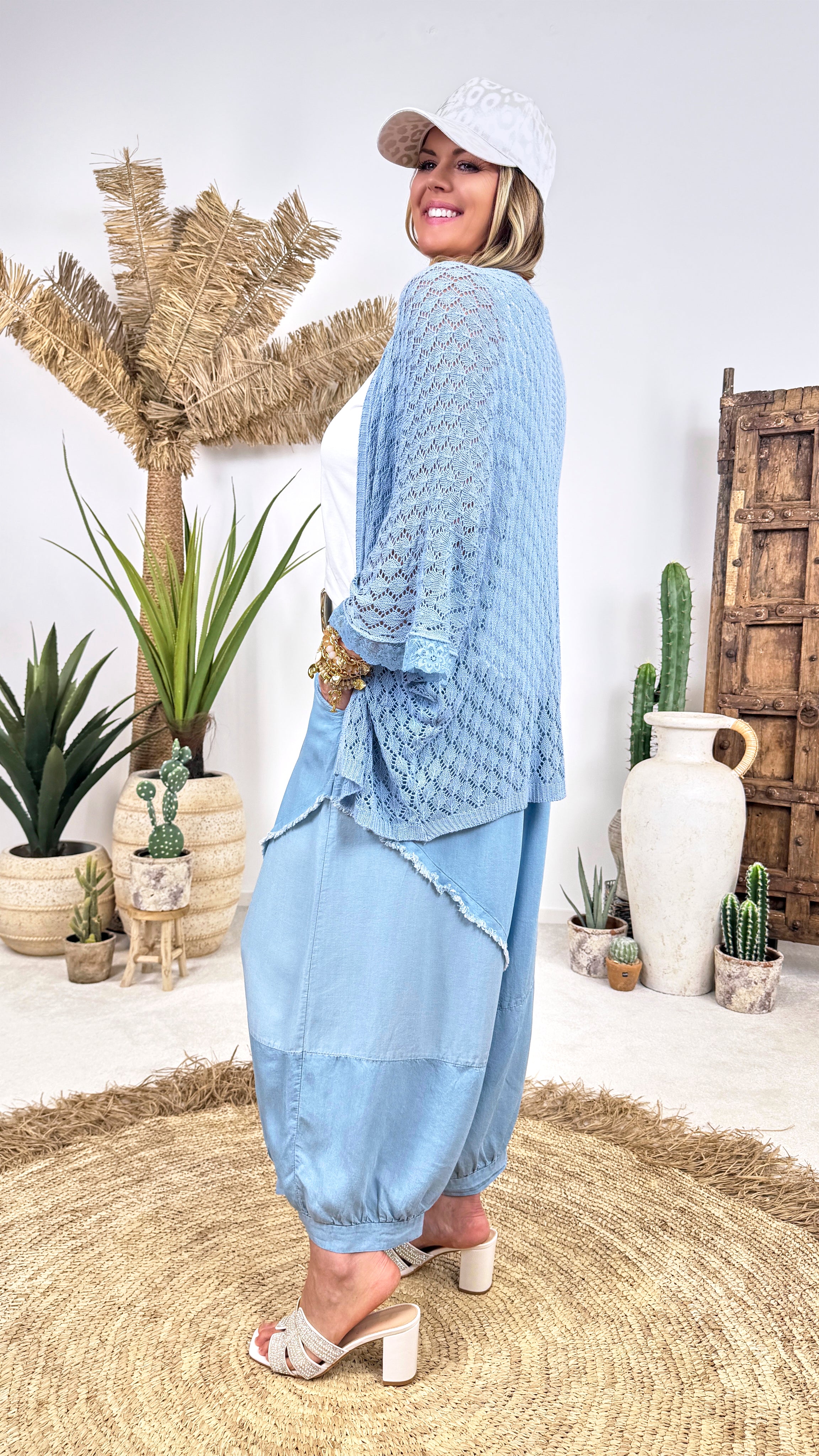 Cardigan Candy Lace *Blau*
