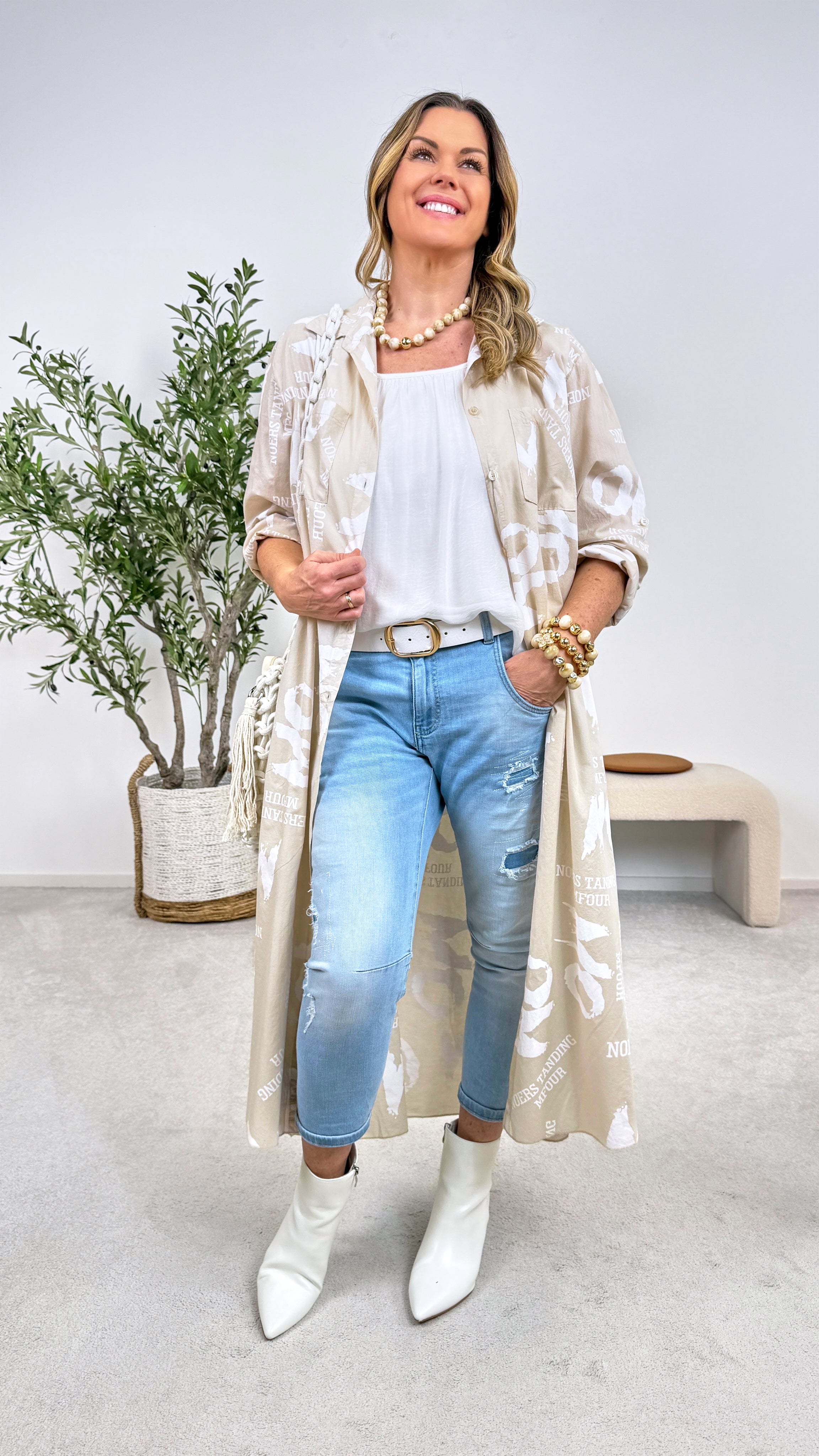 Kaftan Wild Message *Beige*