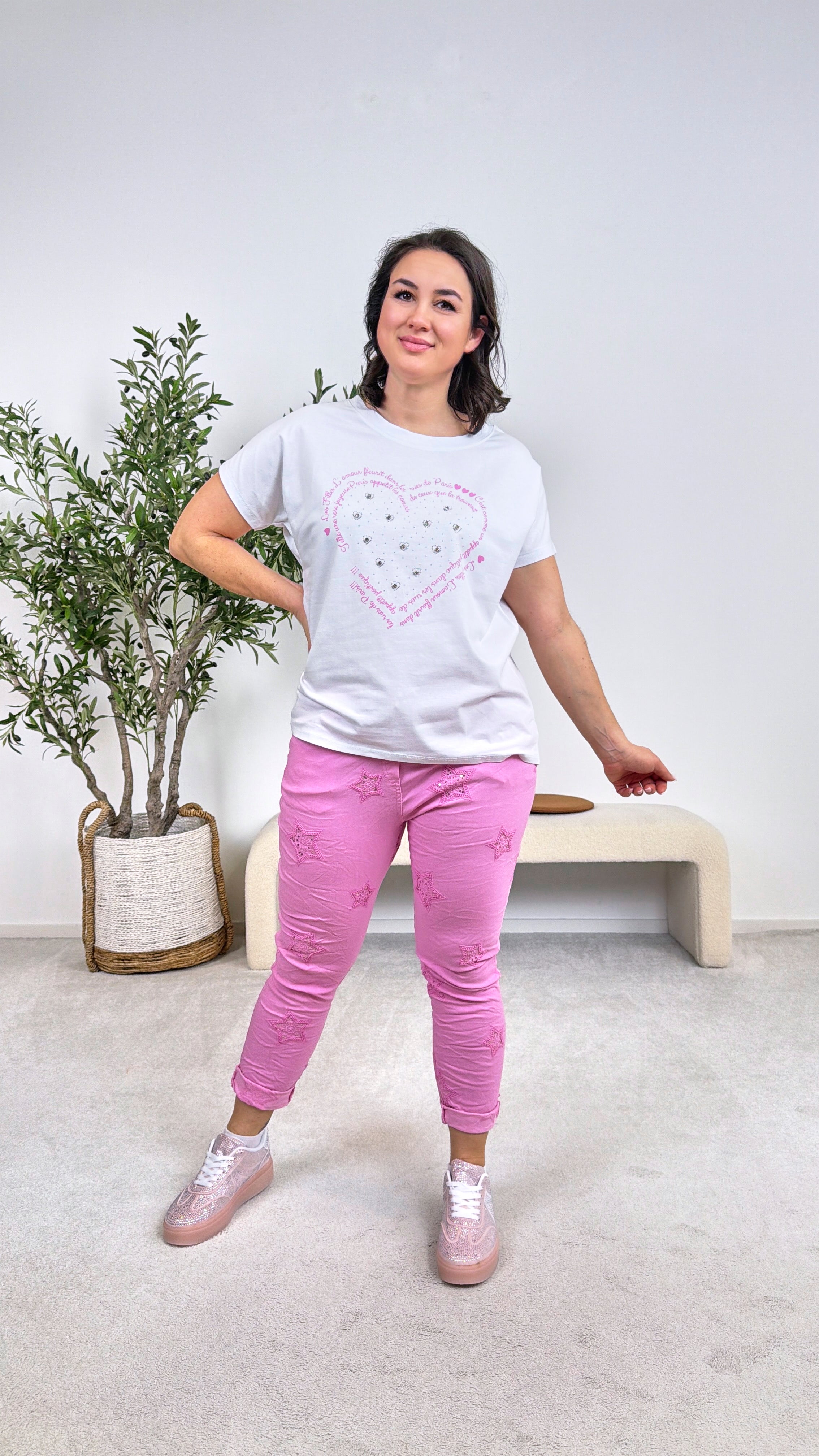 T-Shirt Poetic Paris *Pink*