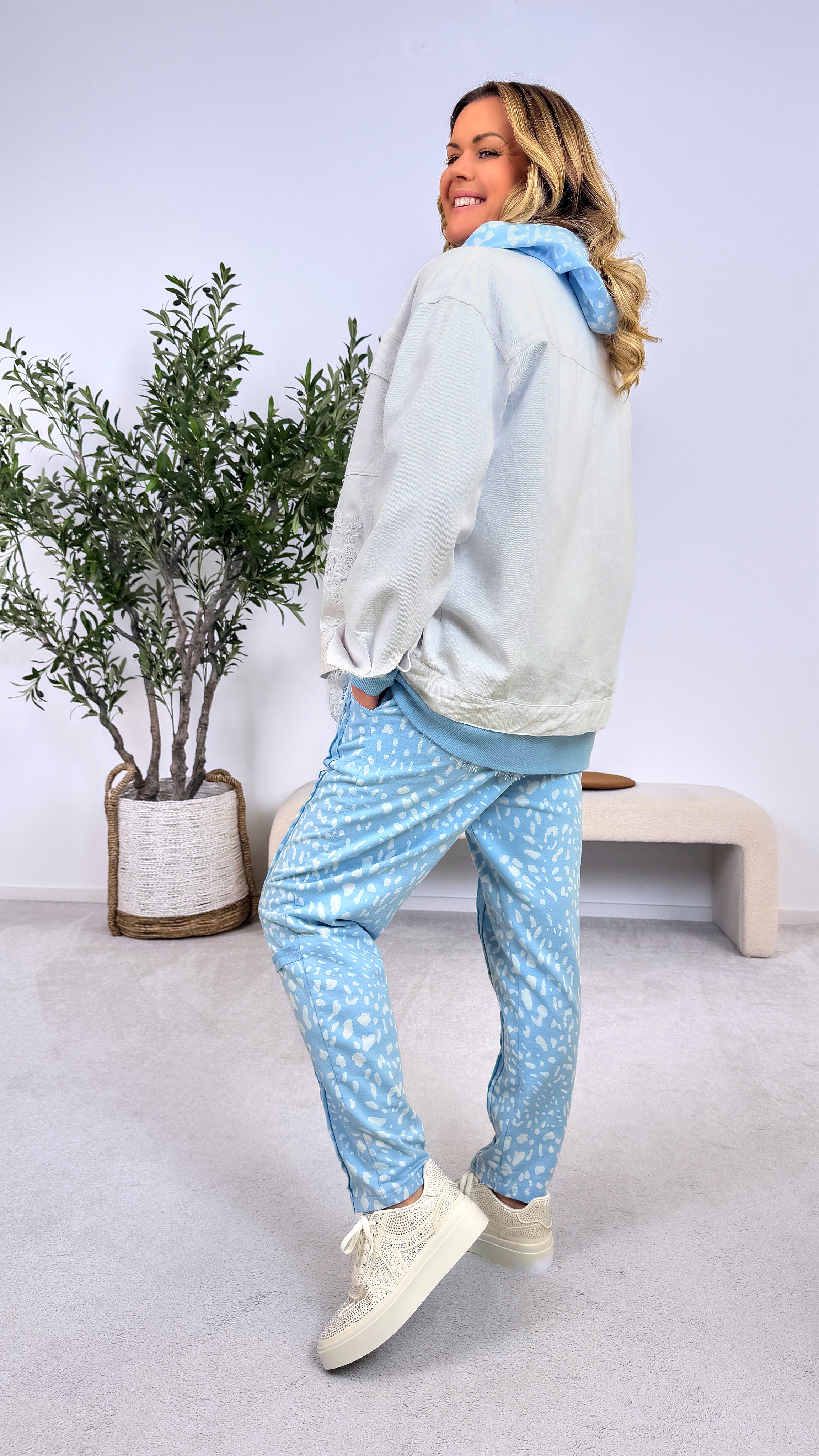 Sweathose Wild Lounge *Blau*