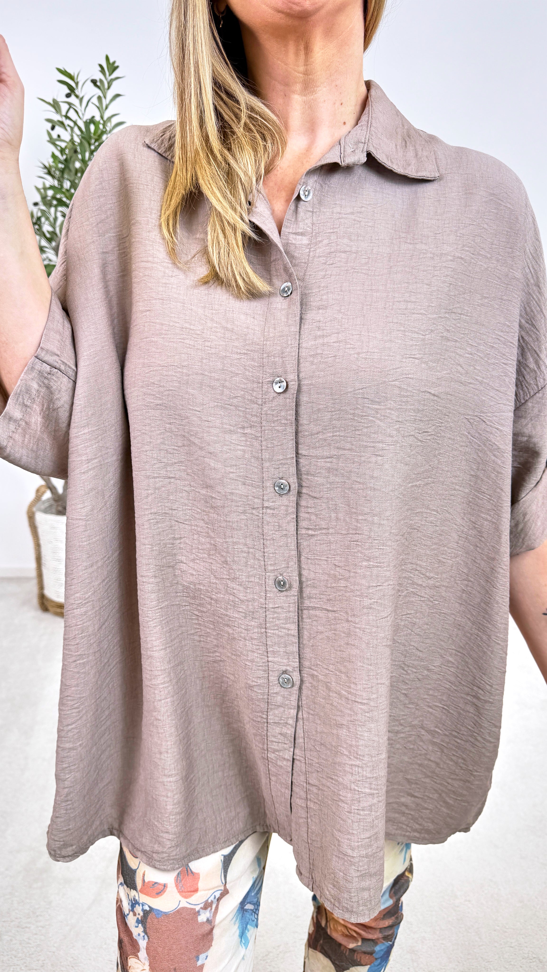 Bluse Let it Flow *Taupe*