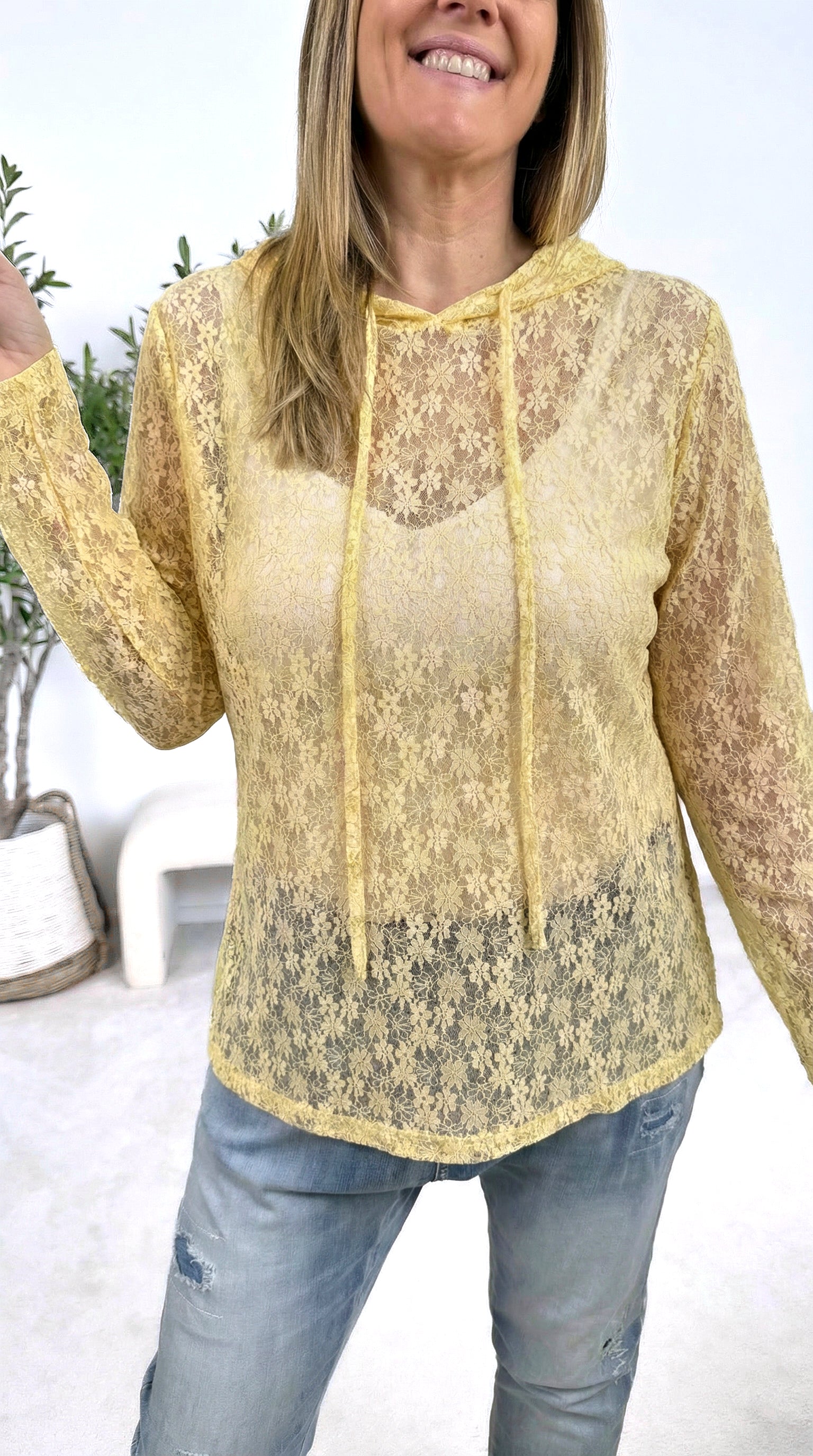 Spitzenshirt Timeless Beauty *Apricot*