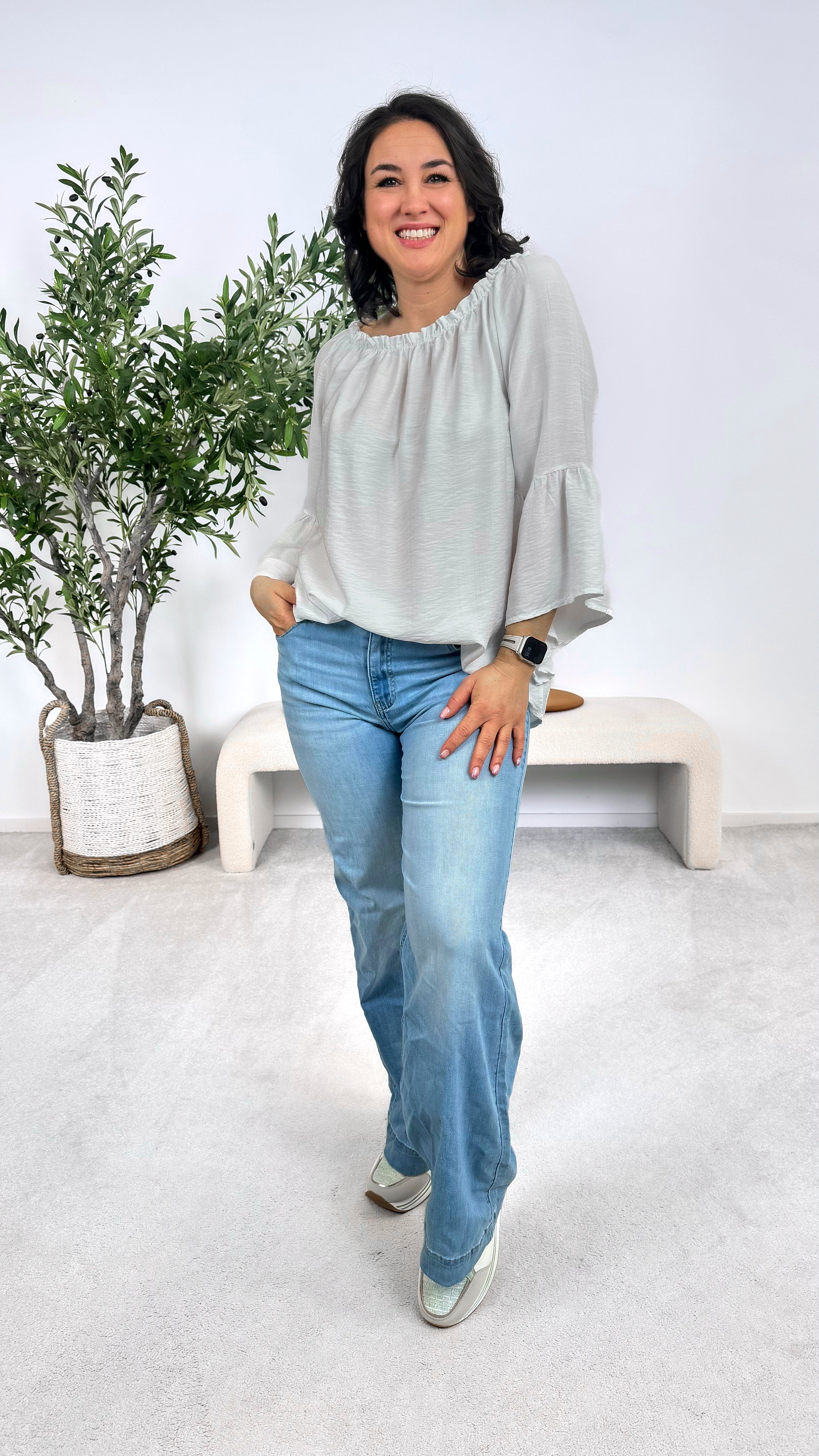 Blusenshirt Lovely Escape *Weiß*