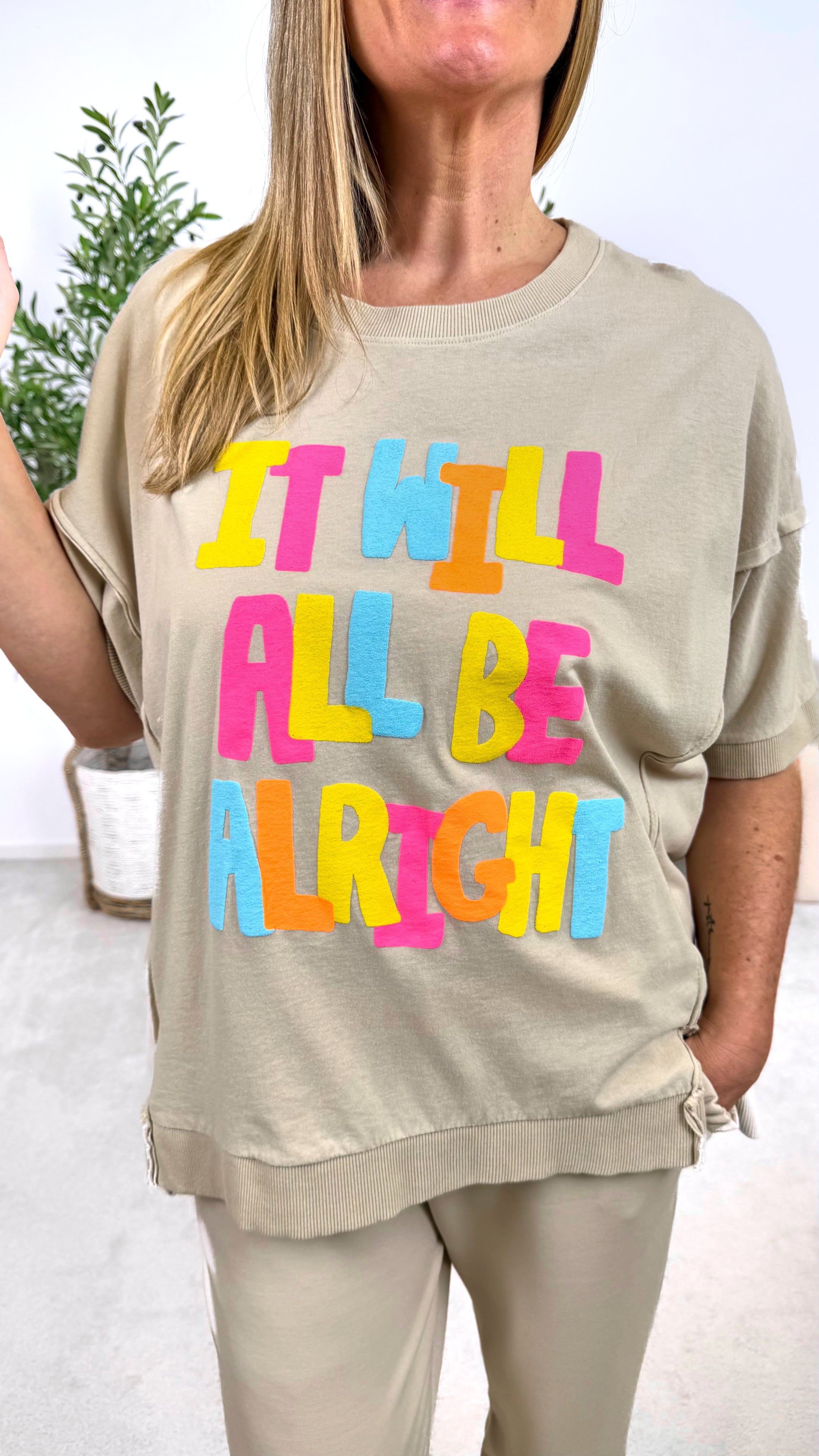 T-Shirt Alright *Beige*