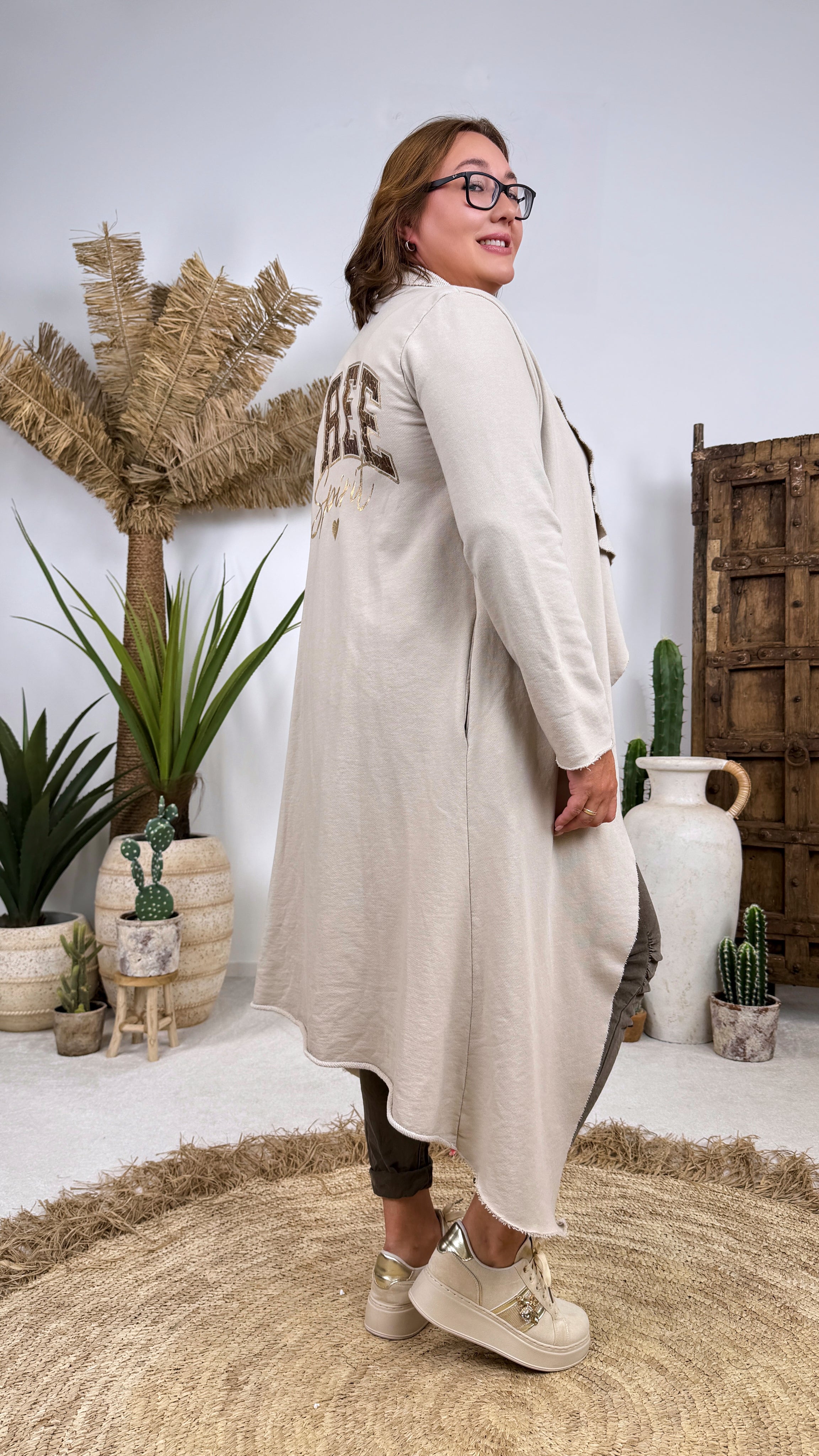 Sweatjacke Free Spirit *Beige*