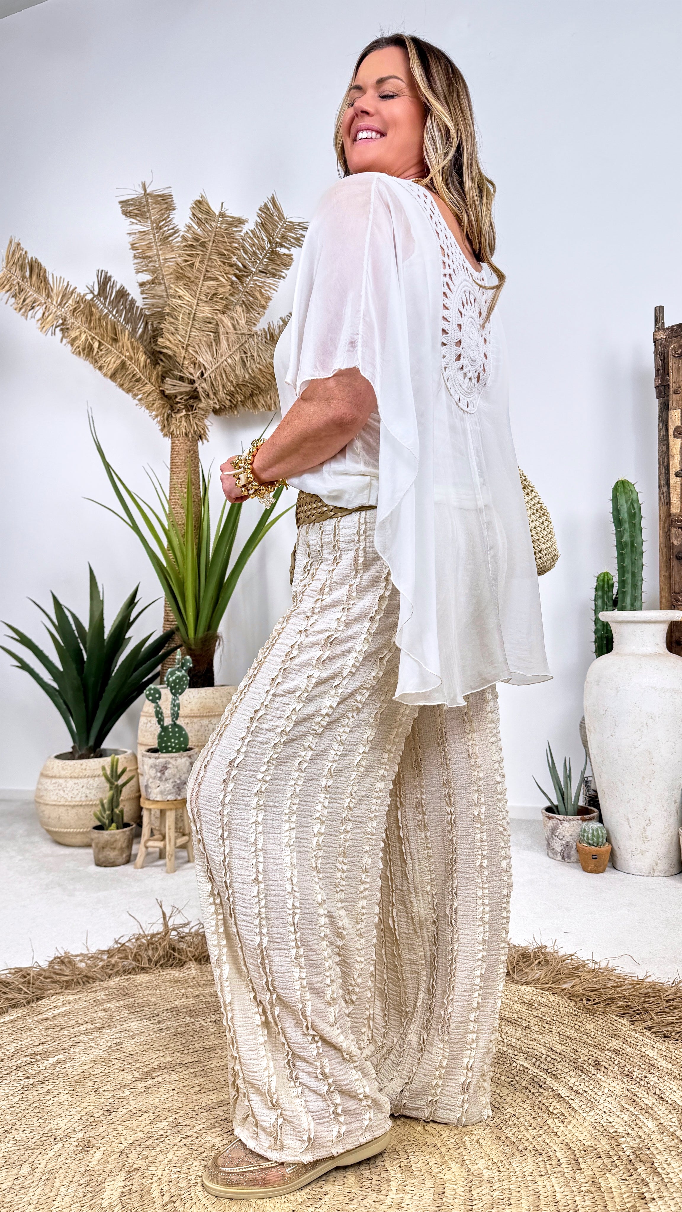 Bluse Hidden Love *Creme*