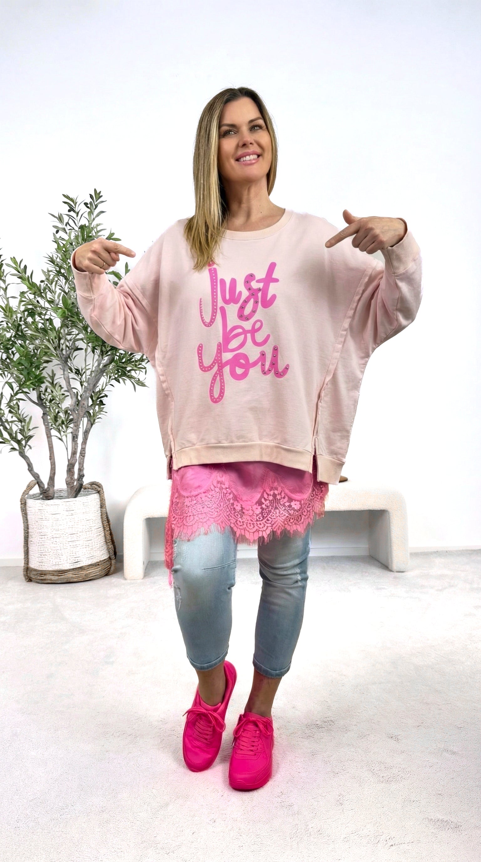 Pullover Just Be You *Rosa*