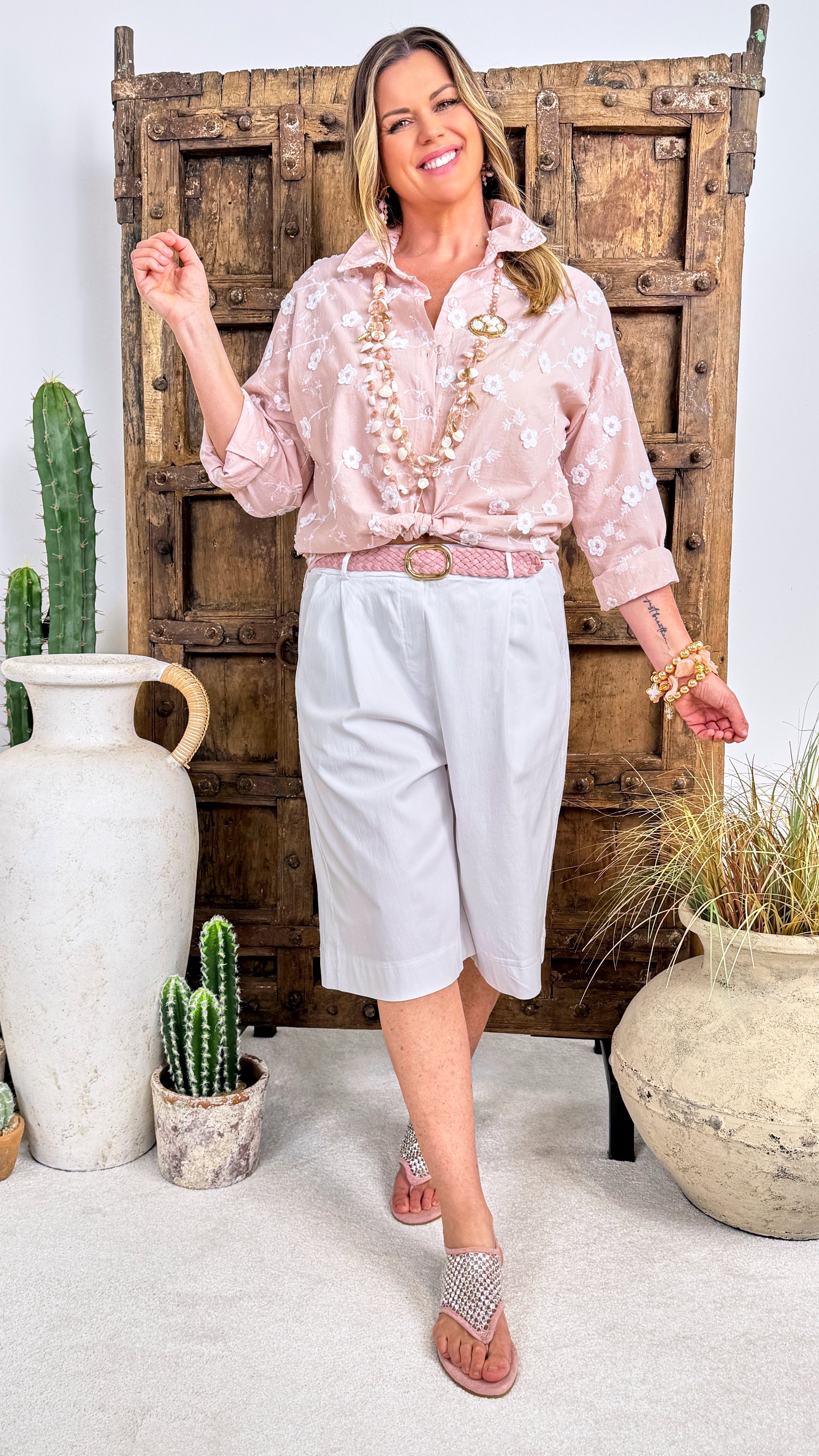 Bluse Romance Blossom *Rosa*