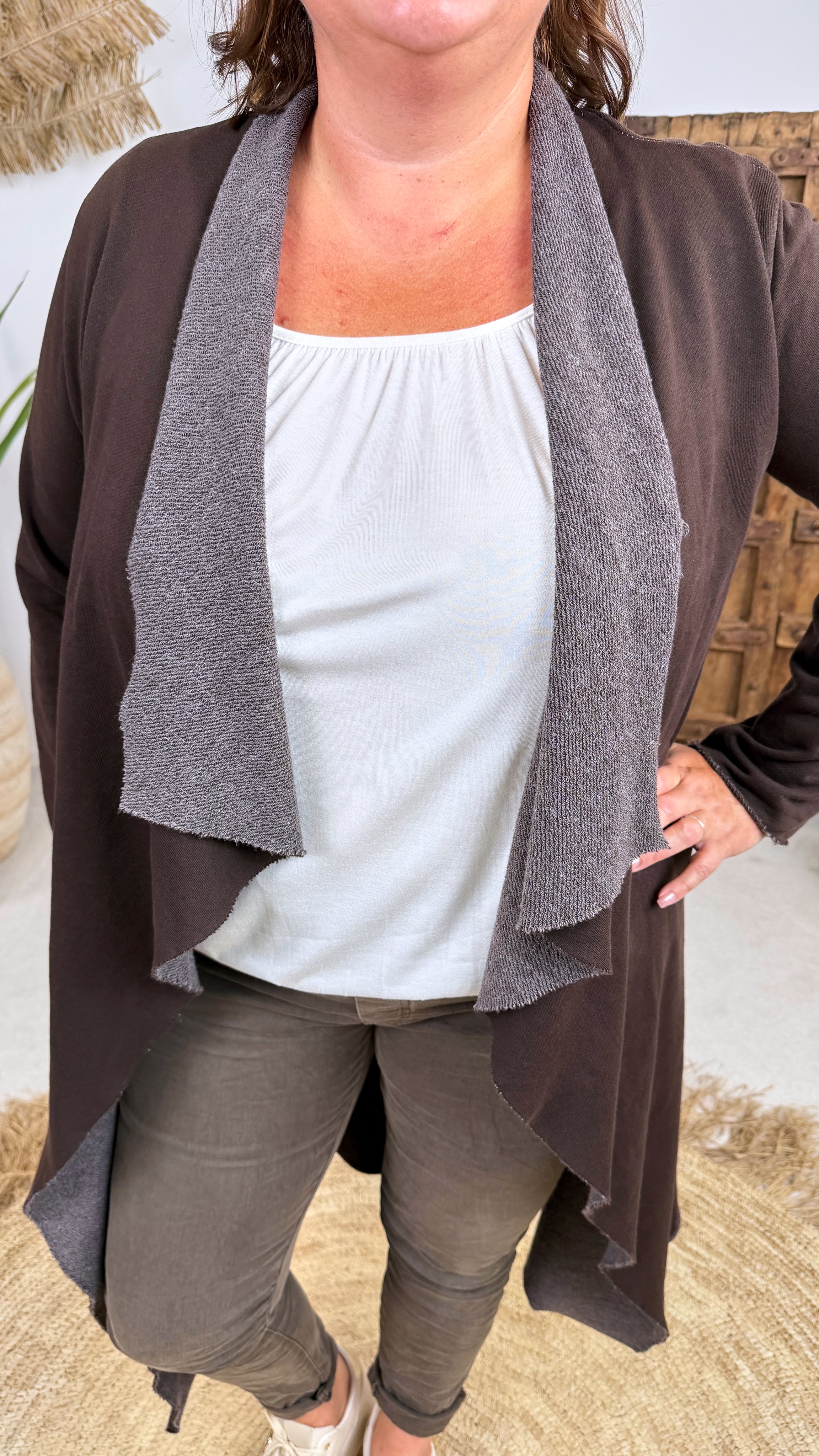 Sweatjacke Free Spirit *Schoko*