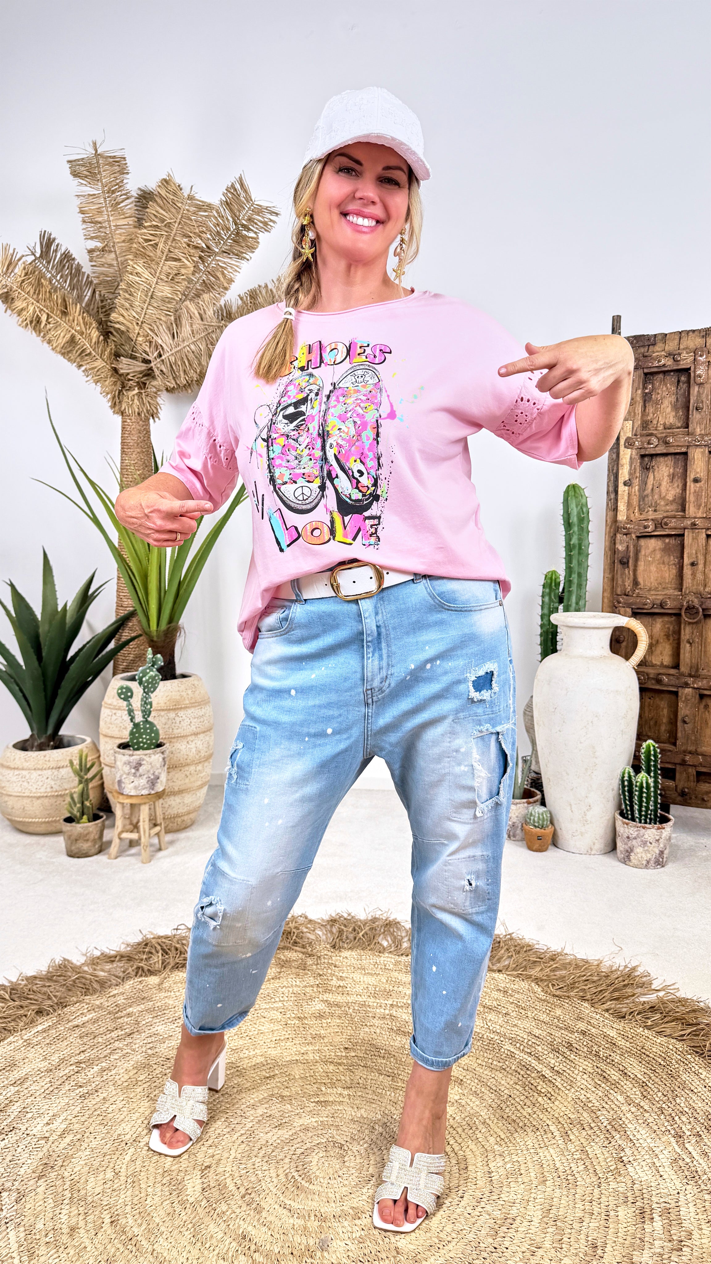 T-Shirt Sweet Sneaker *Rosa*