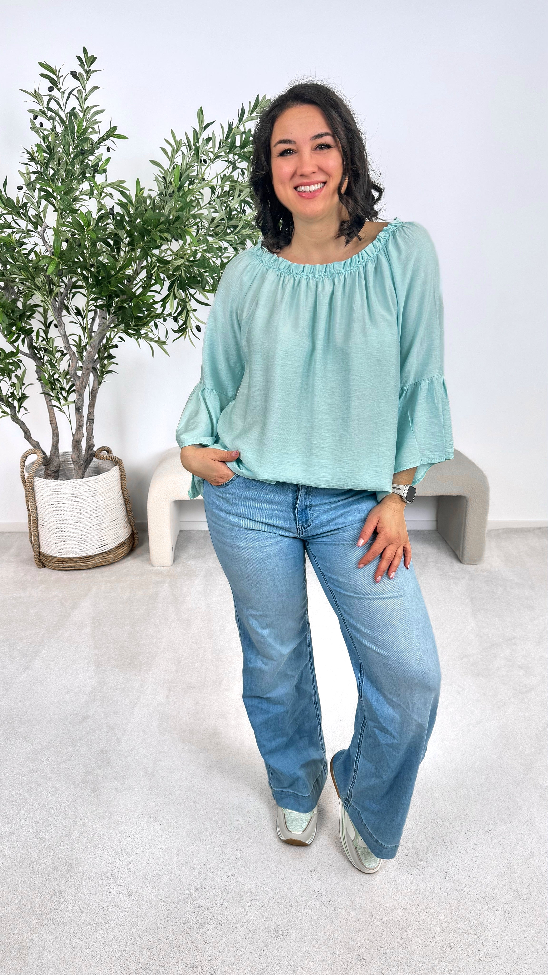 Blusenshirt Lovely Escape *Mint*