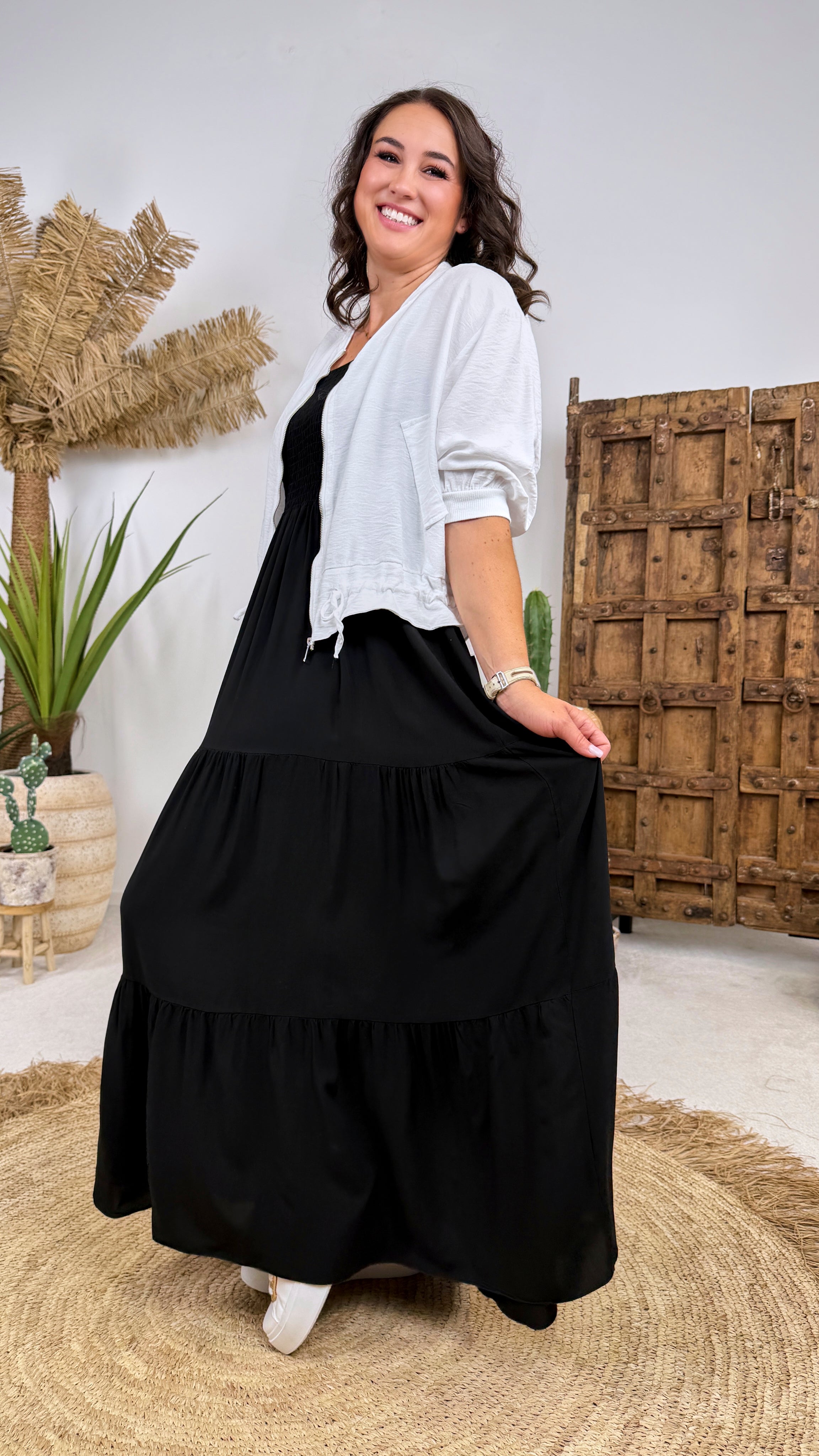Langes Kleid Haiku *Schwarz*